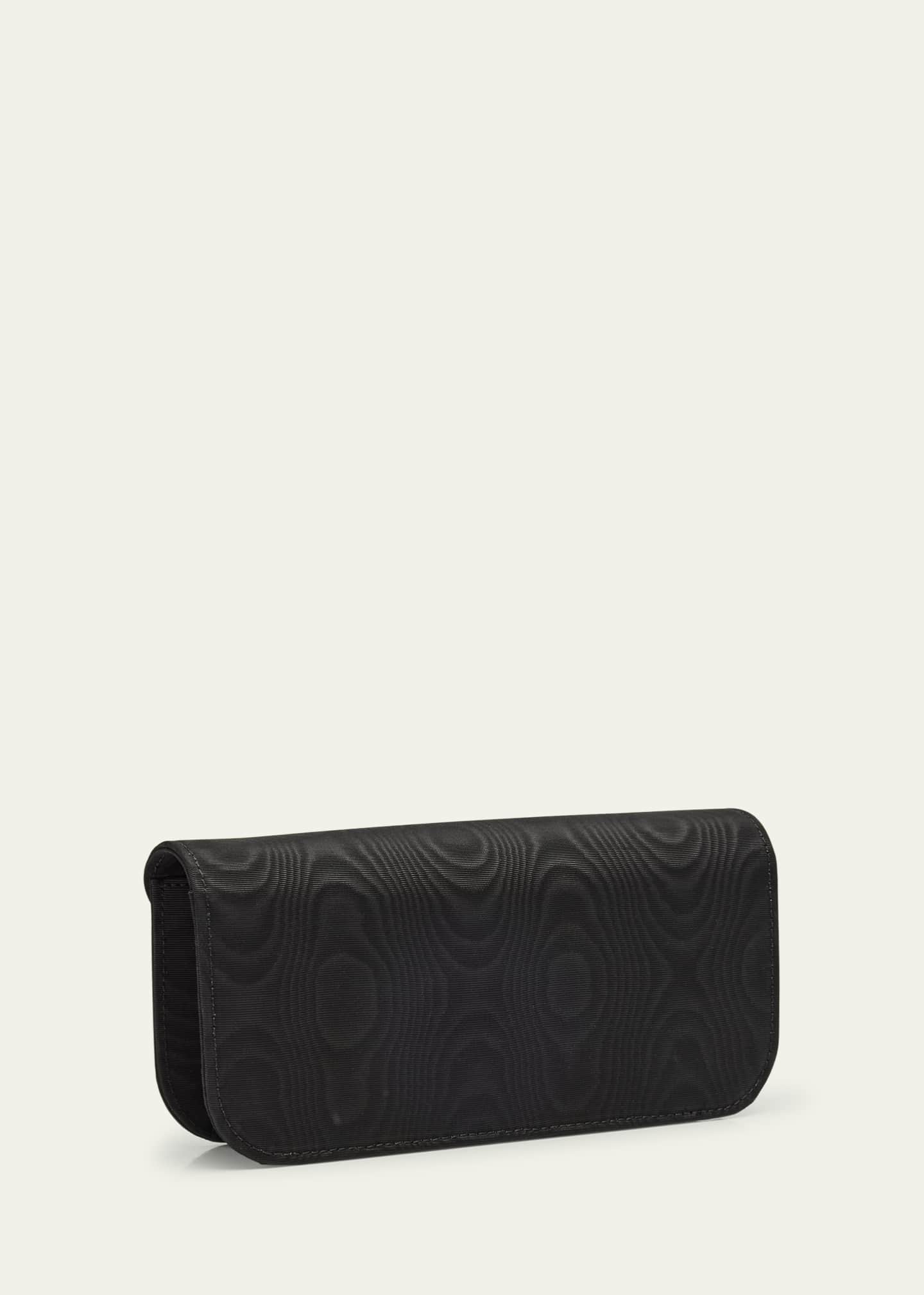 Valentino Garavani Loco VLOGO Moire Clutch Bag Image 3 of 6