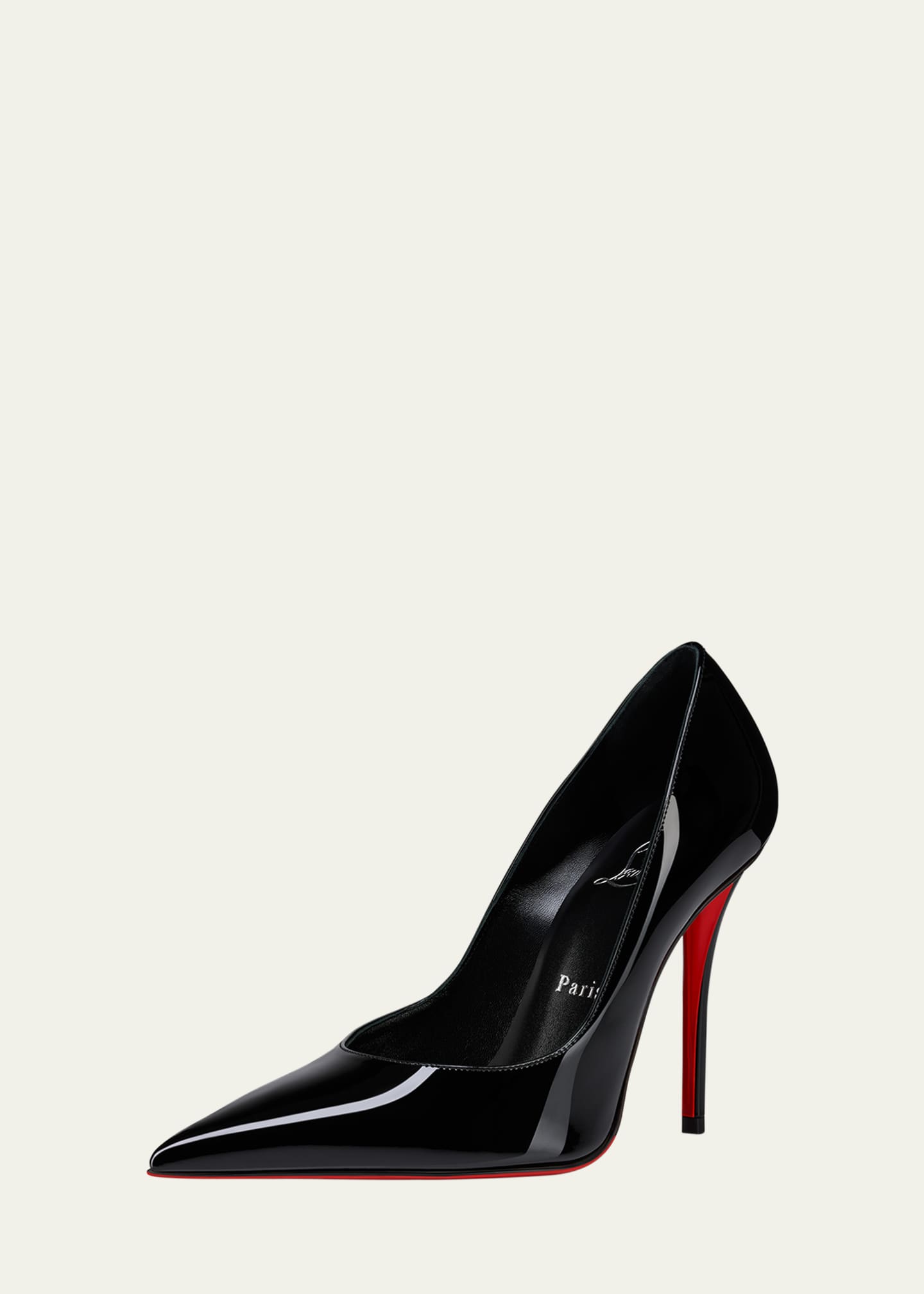 Christian Louboutin Miss Z Patent Red Sole Pumps Image 4 of 6