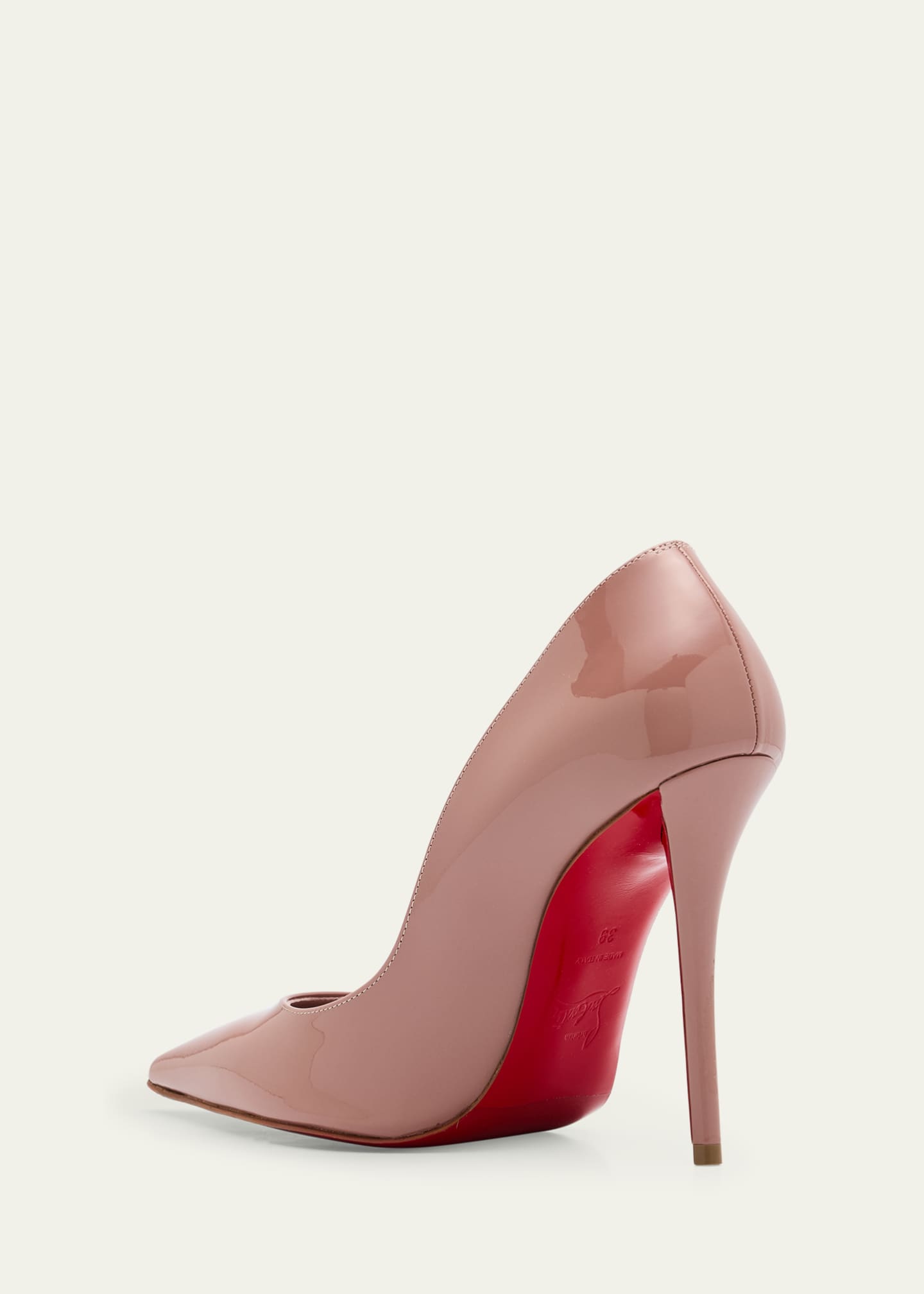 Christian Louboutin Miss Z Patent Red Sole Pumps Image 4 of 6