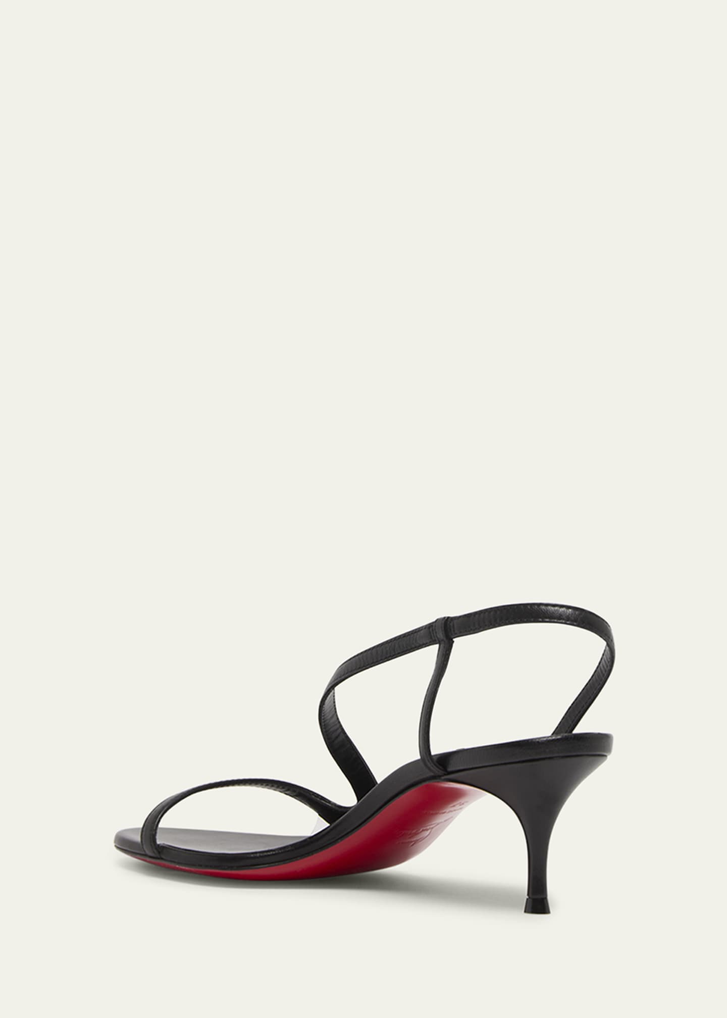 Rosalie Leather Red Sole Slingback Sandals