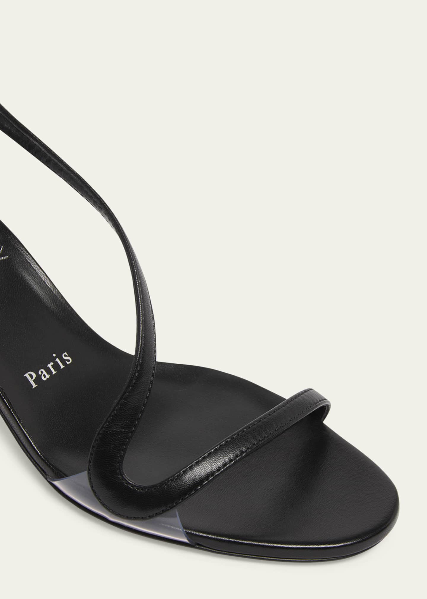 Rosalie Leather Red Sole Slingback Sandals