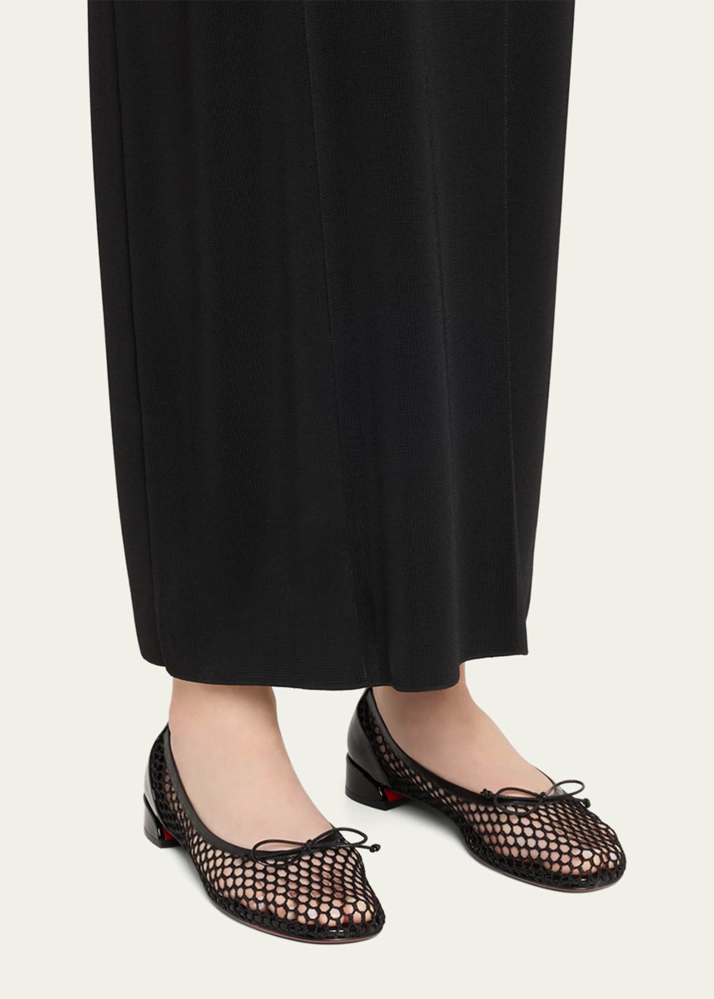 Christian Louboutin Sweet Jane Net Red Sole Ballerina Flats Image 2 of 7