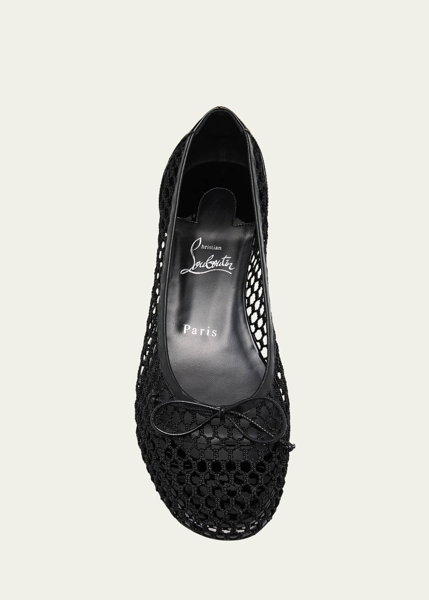 Christian Louboutin Sweet Jane Net Red Sole Ballerina Flats Image 6 of 7