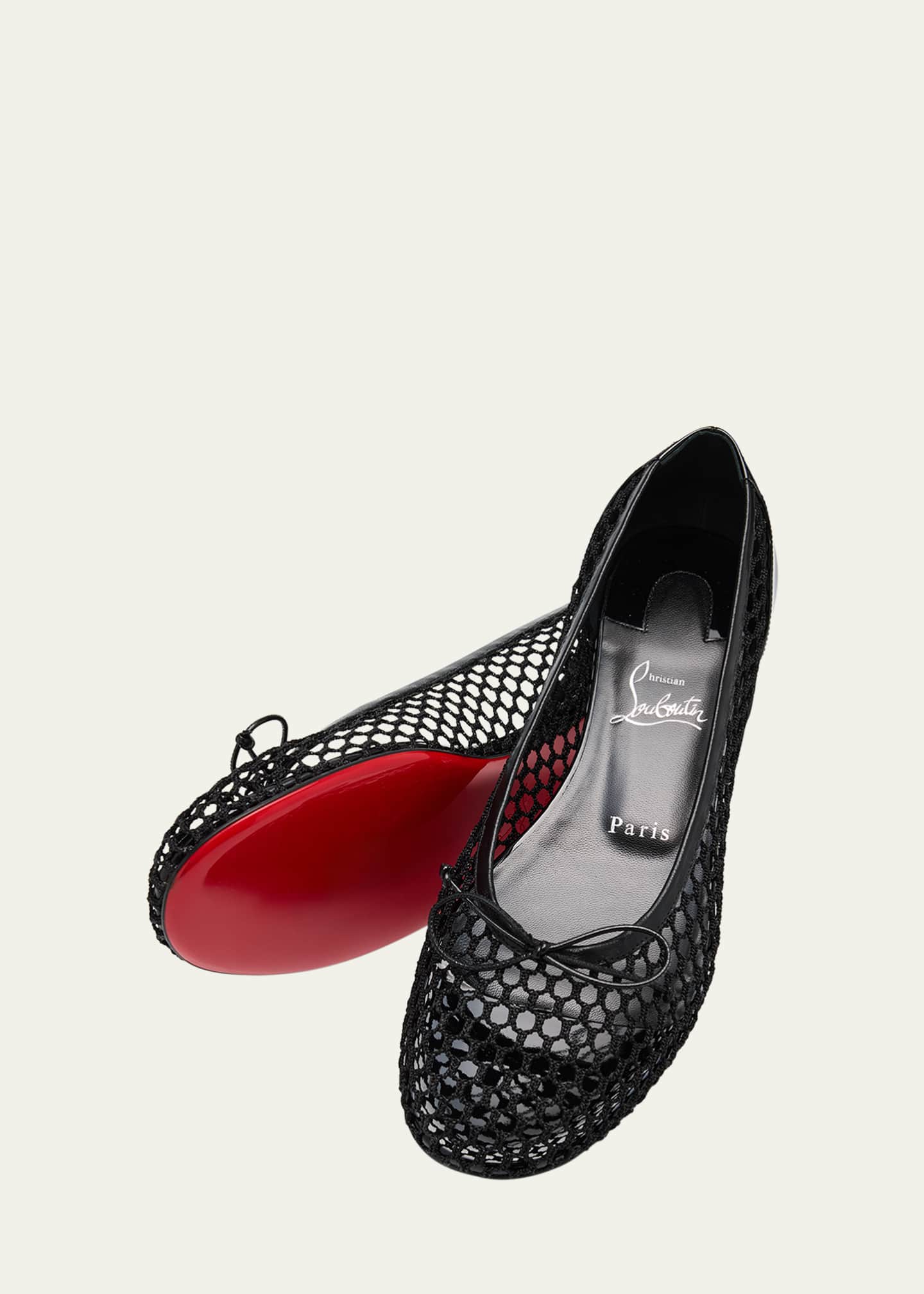 Christian Louboutin Sweet Jane Net Red Sole Ballerina Flats Image 5 of 7