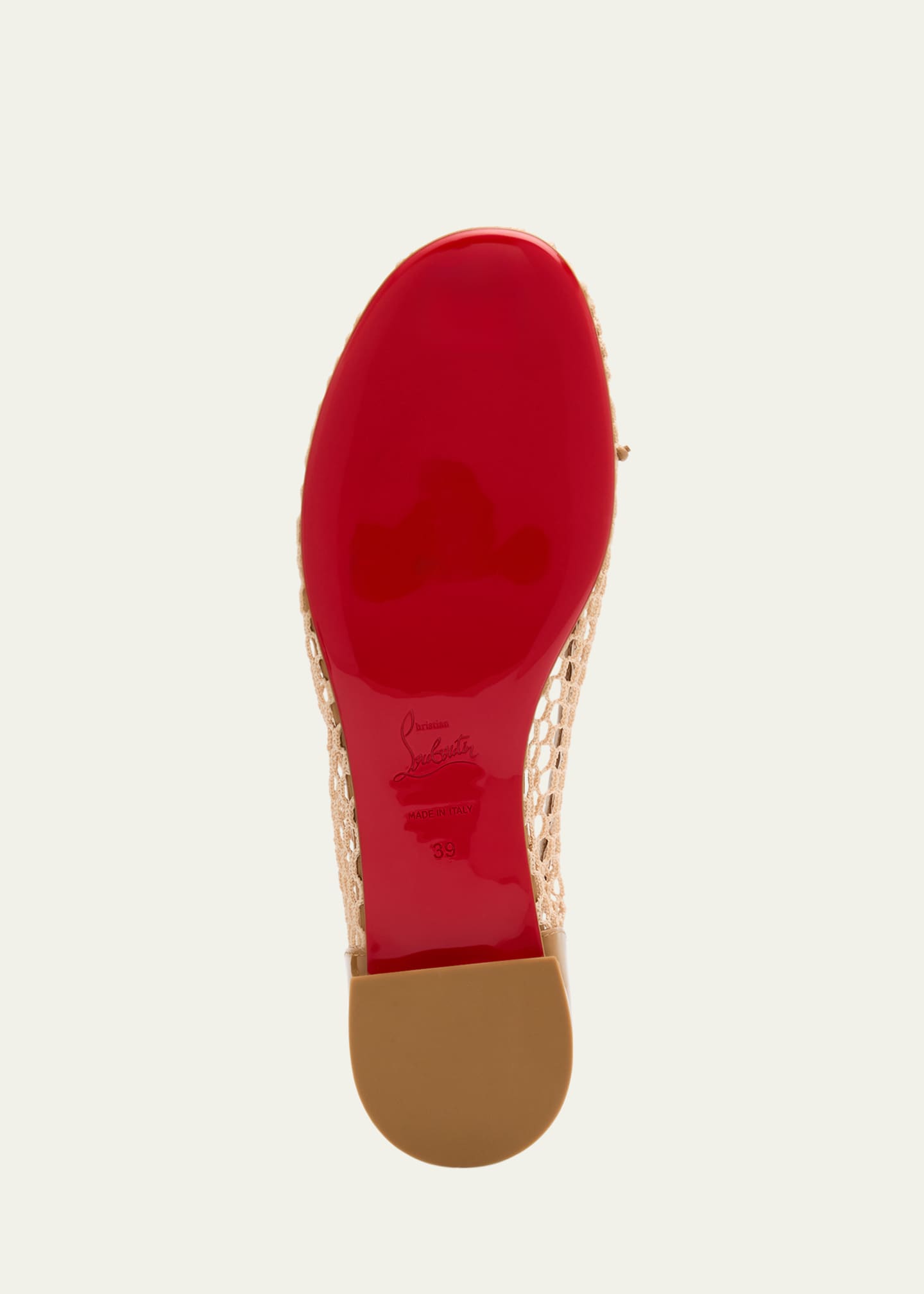 Christian Louboutin Sweet Jane Net Red Sole Ballerina Flats Image 7 of 7