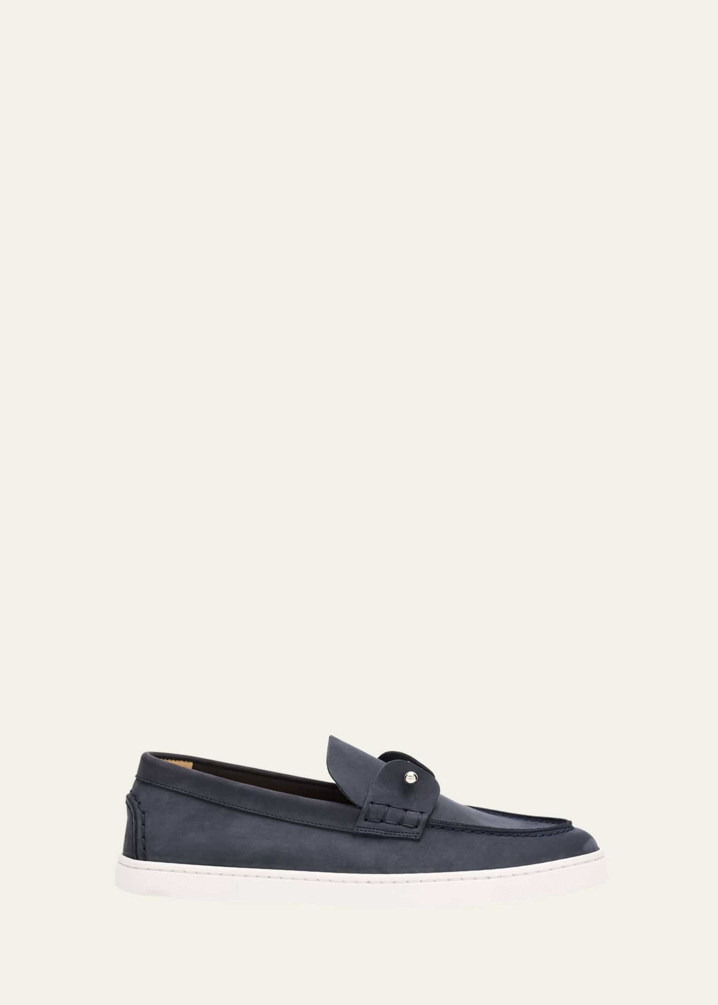 Christian Louboutin Chambeliboat Donna Nubuck Boat Shoes Image 1 of 7
