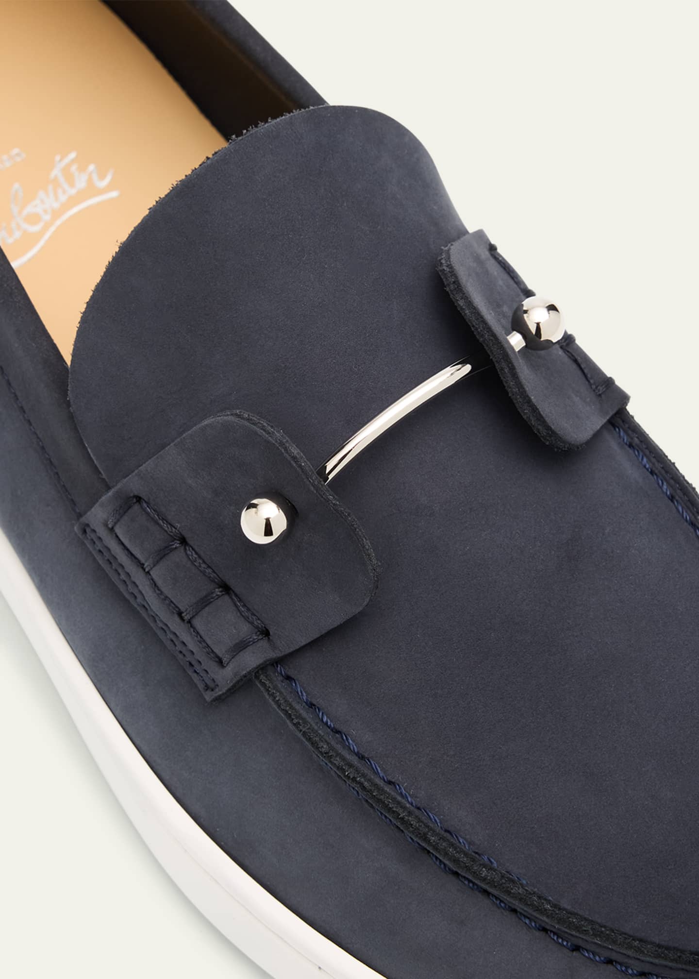 Christian Louboutin Chambeliboat Donna Nubuck Boat Shoes Image 5 of 7