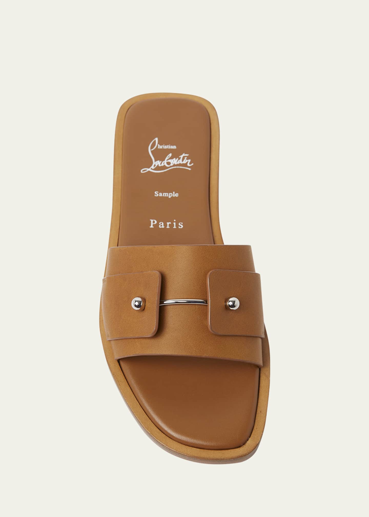 Christian Louboutin Chambelimule Donna Leather Sandals Image 4 of 4