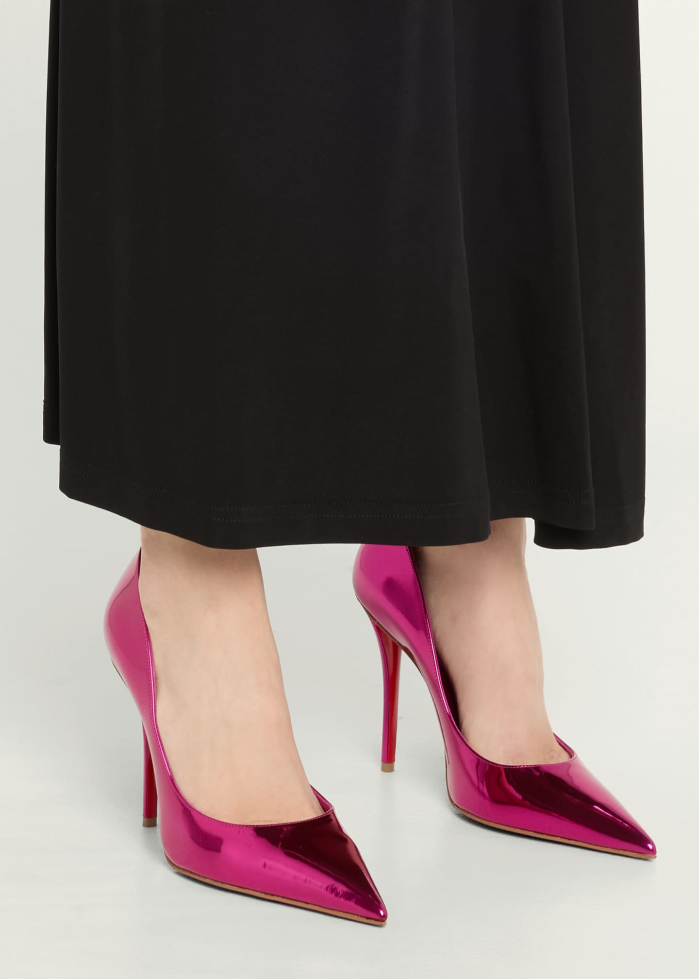 Christian Louboutin Miss Z Mirror Red Sole Pumps Image 2 of 6