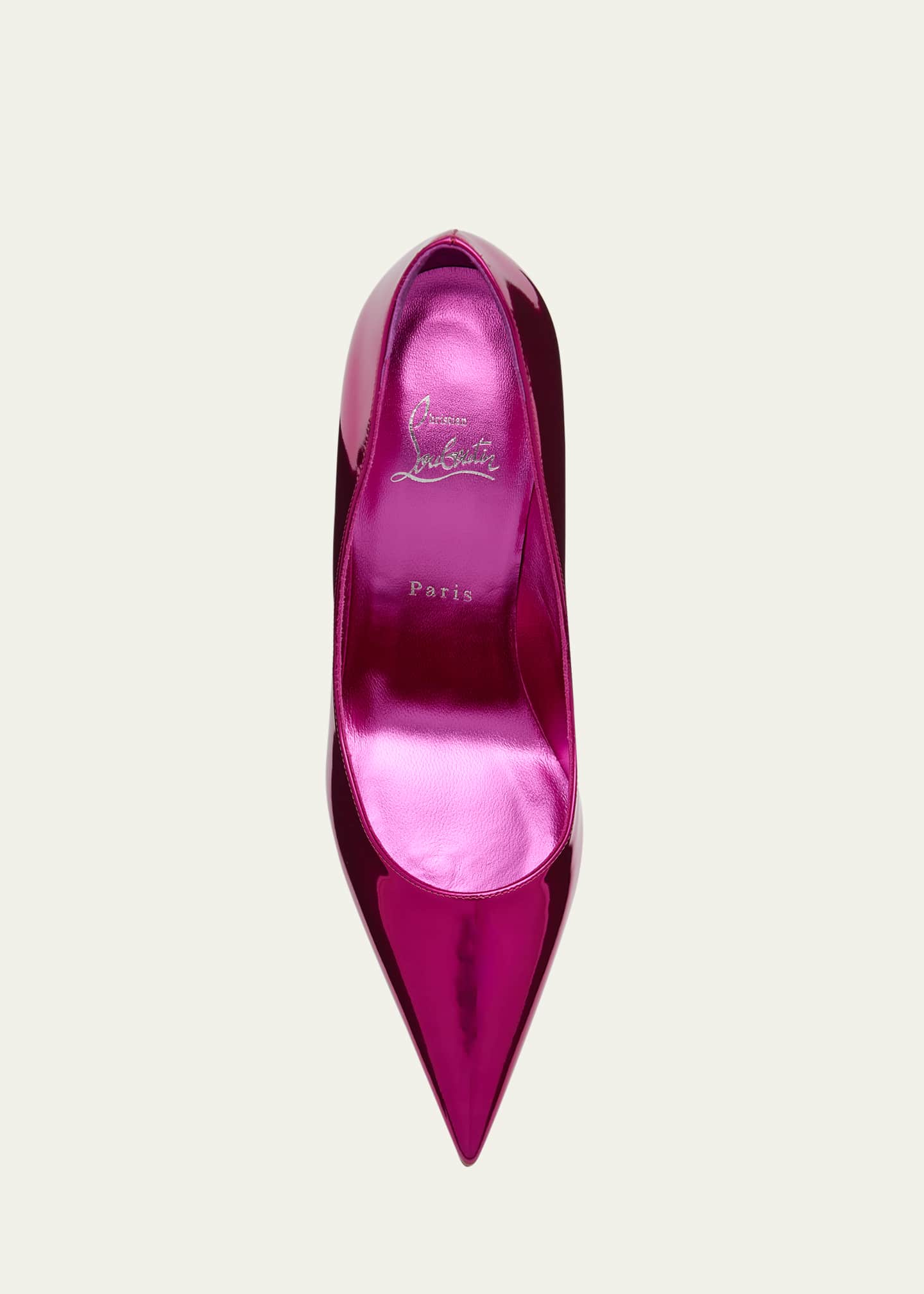 Christian Louboutin Miss Z Mirror Red Sole Pumps Image 6 of 6