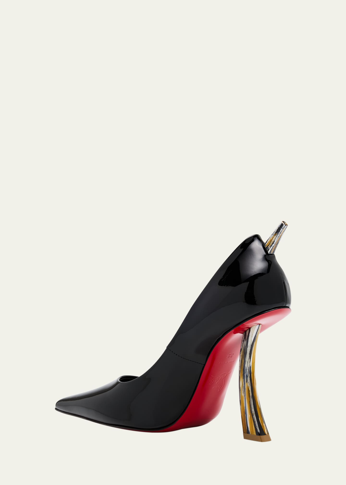 Christian Louboutin Kate Clawmax Red Sole Pierced Pumps Image 4 of 6