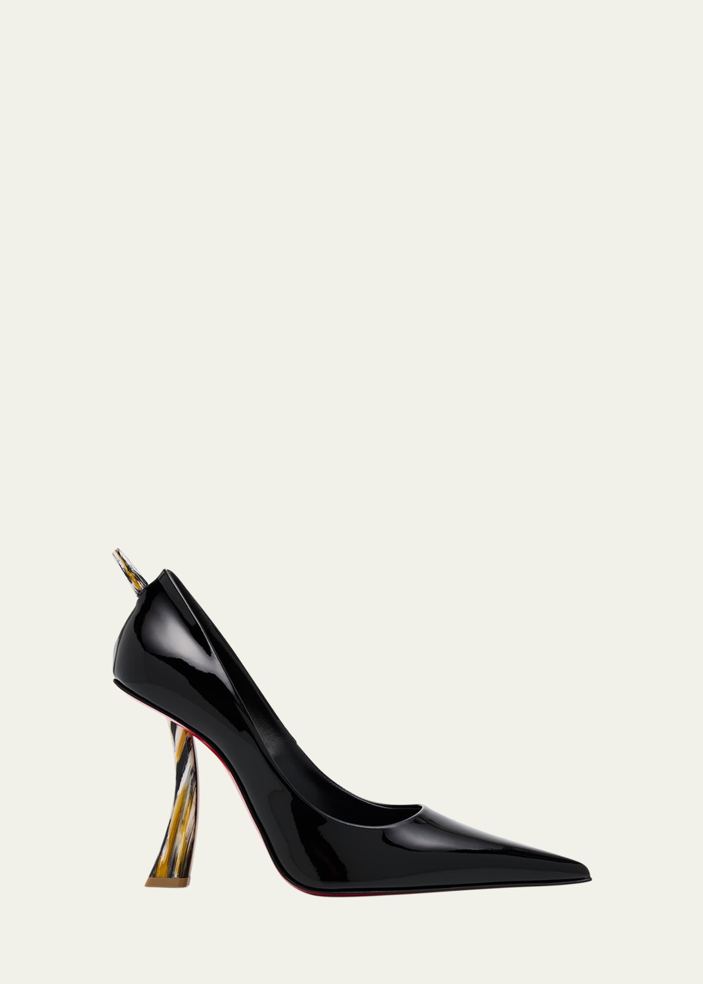 Christian Louboutin Kate Clawmax Red Sole Pierced Pumps Image 1 of 6