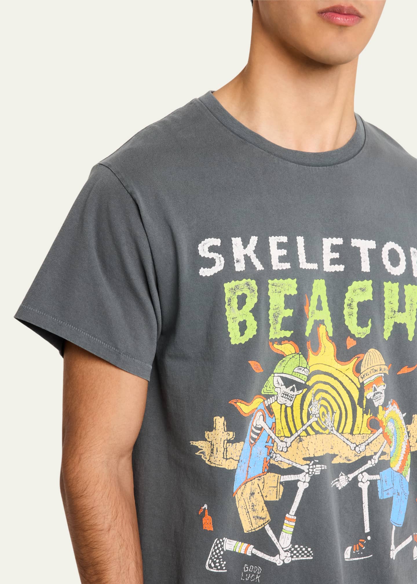 GALLERY DEPARTMENT Men's Skeleton Beach Jersey T-Shirt Image 5 of 5