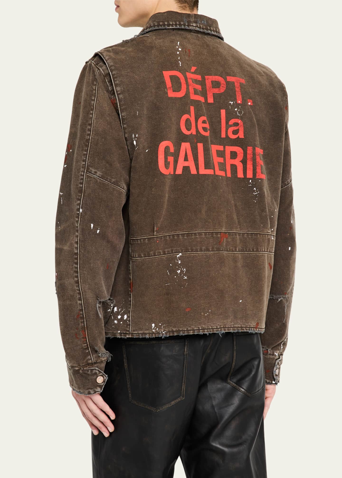 GALLERY DEPARTMENT Men's Painted Canvas Workwear Jacket Image 3 of 5
