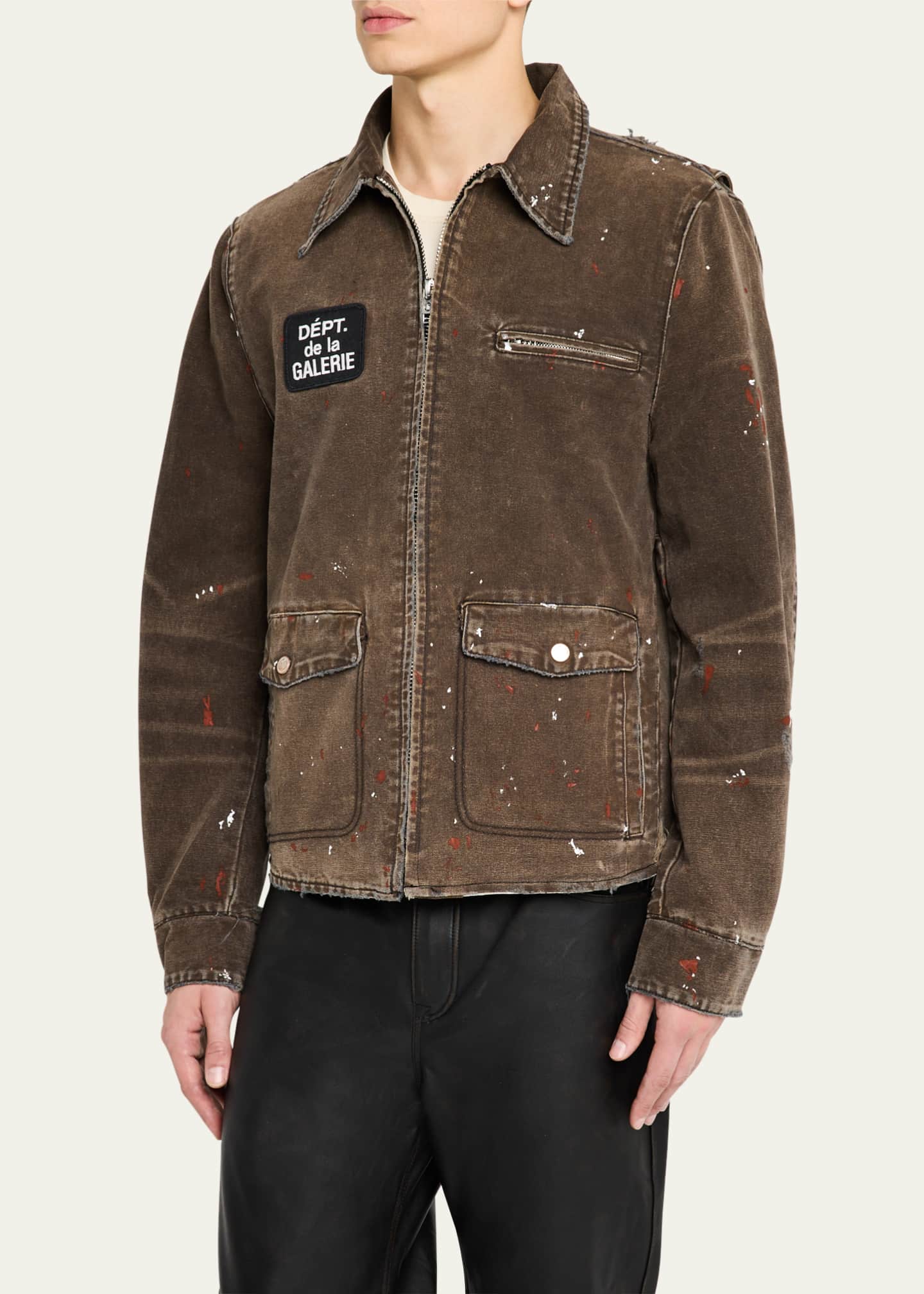 GALLERY DEPARTMENT Men's Painted Canvas Workwear Jacket Image 4 of 5
