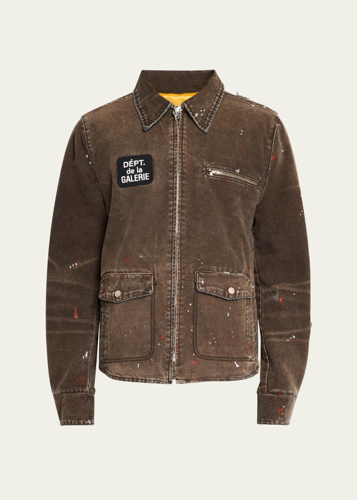 GALLERY DEPARTMENT Men's Painted Canvas Workwear Jacket Image 1 of 5