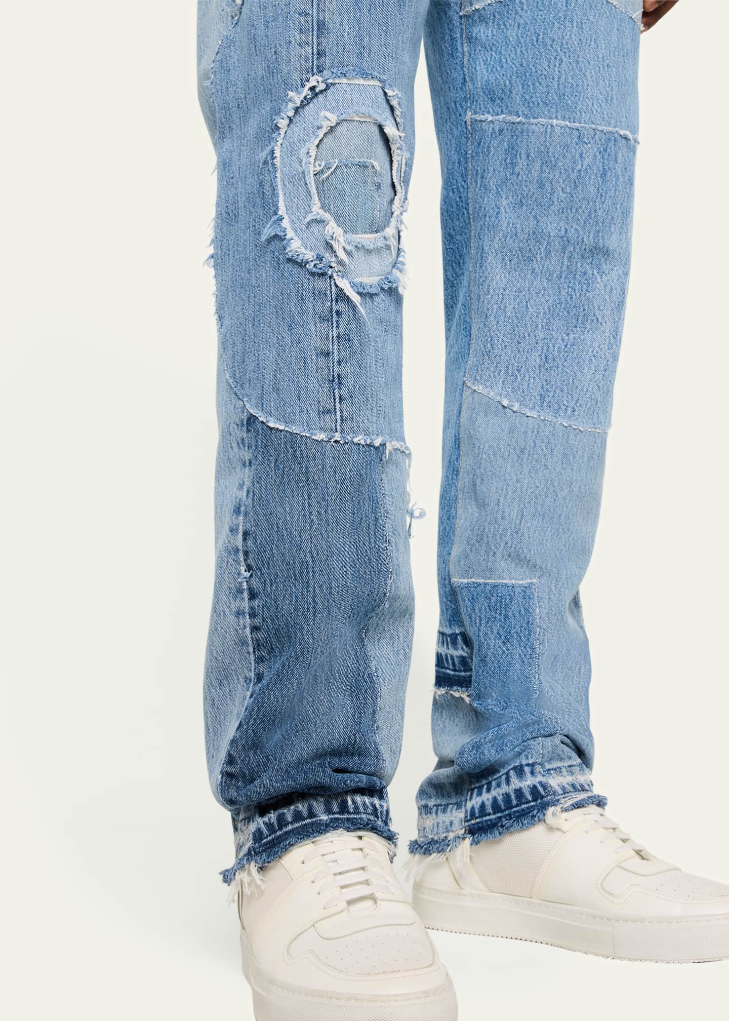 GALLERY DEPARTMENT Men's Multi-Panel Straight-Leg Jeans Image 5 of 5