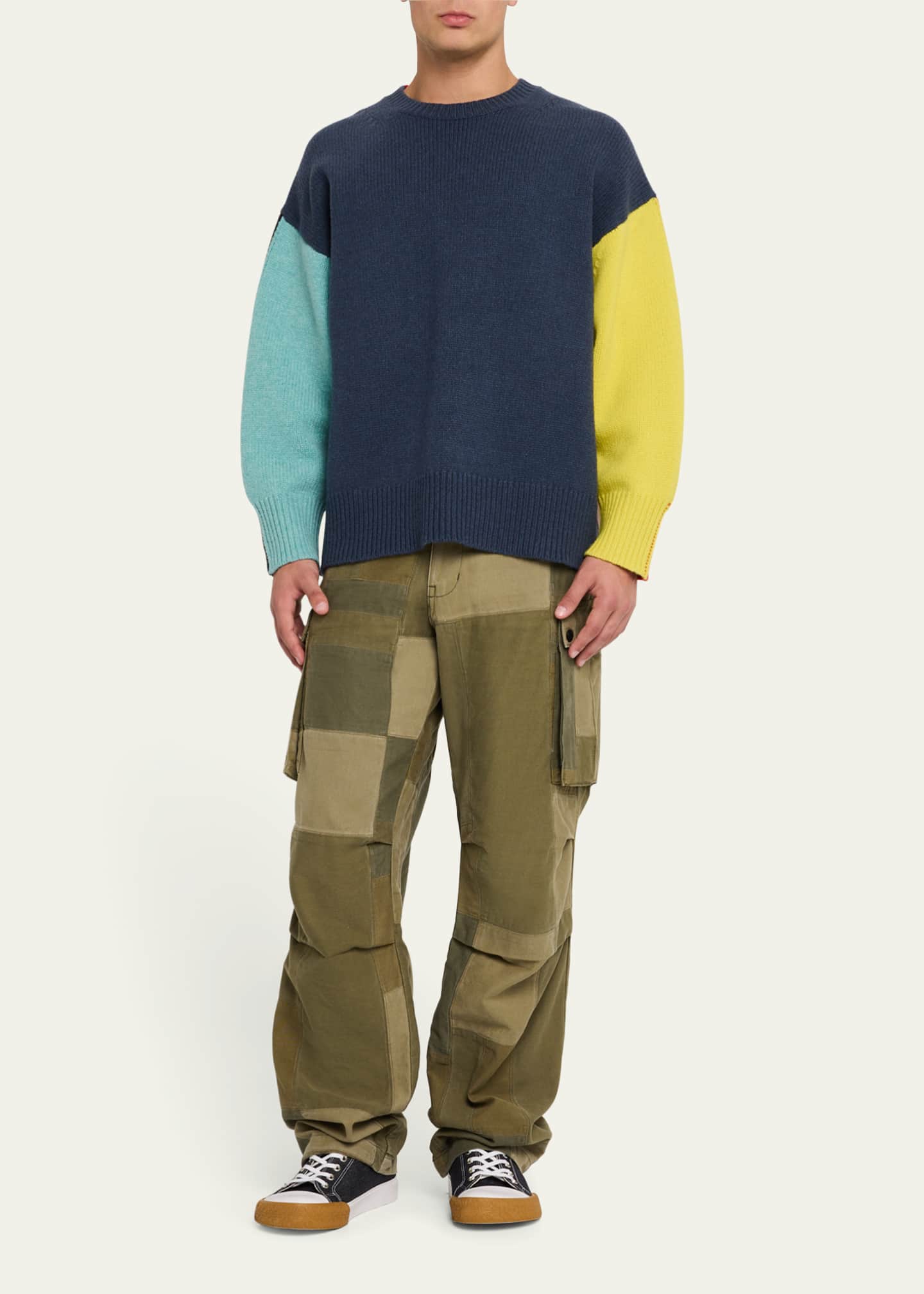 GALLERY DEPARTMENT Men's Multi Patchwork Cargo Pants Image 2 of 5