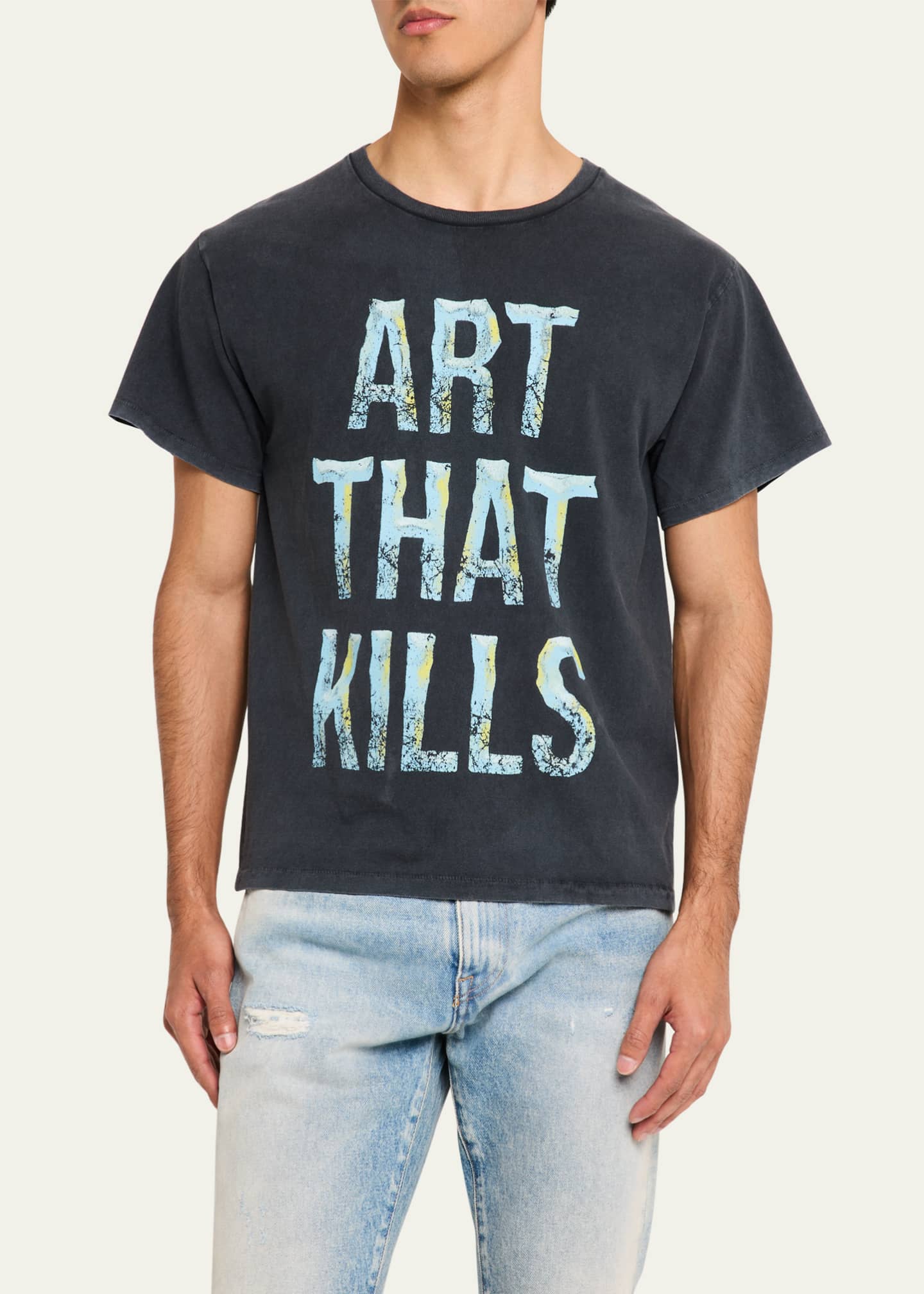 GALLERY DEPARTMENT Men's Art That Kills Jersey T-Shirt Image 4 of 5