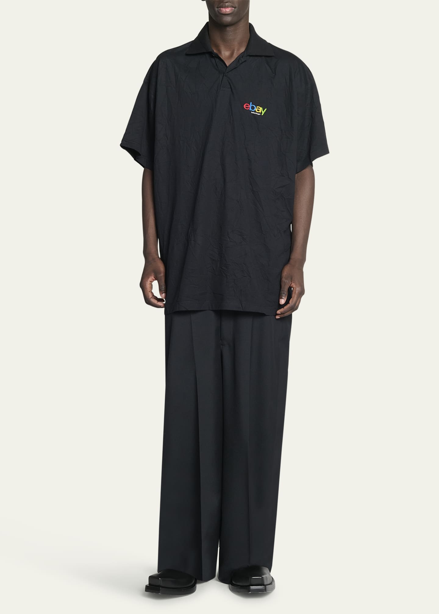 Balenciaga Men's Triple Waistband Trousers - Bergdorf Goodman