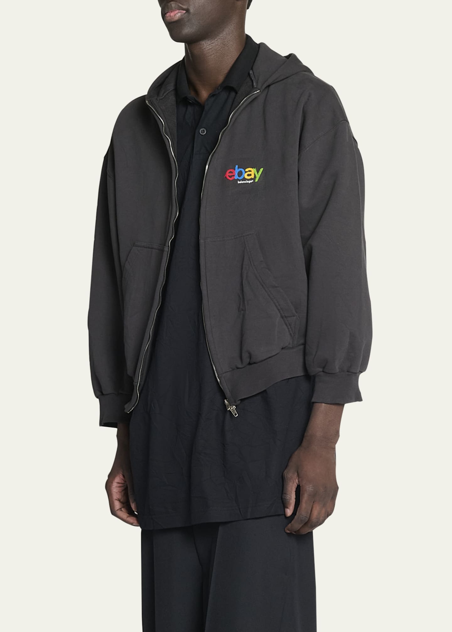 Balenciaga mens hoodie sale clearance