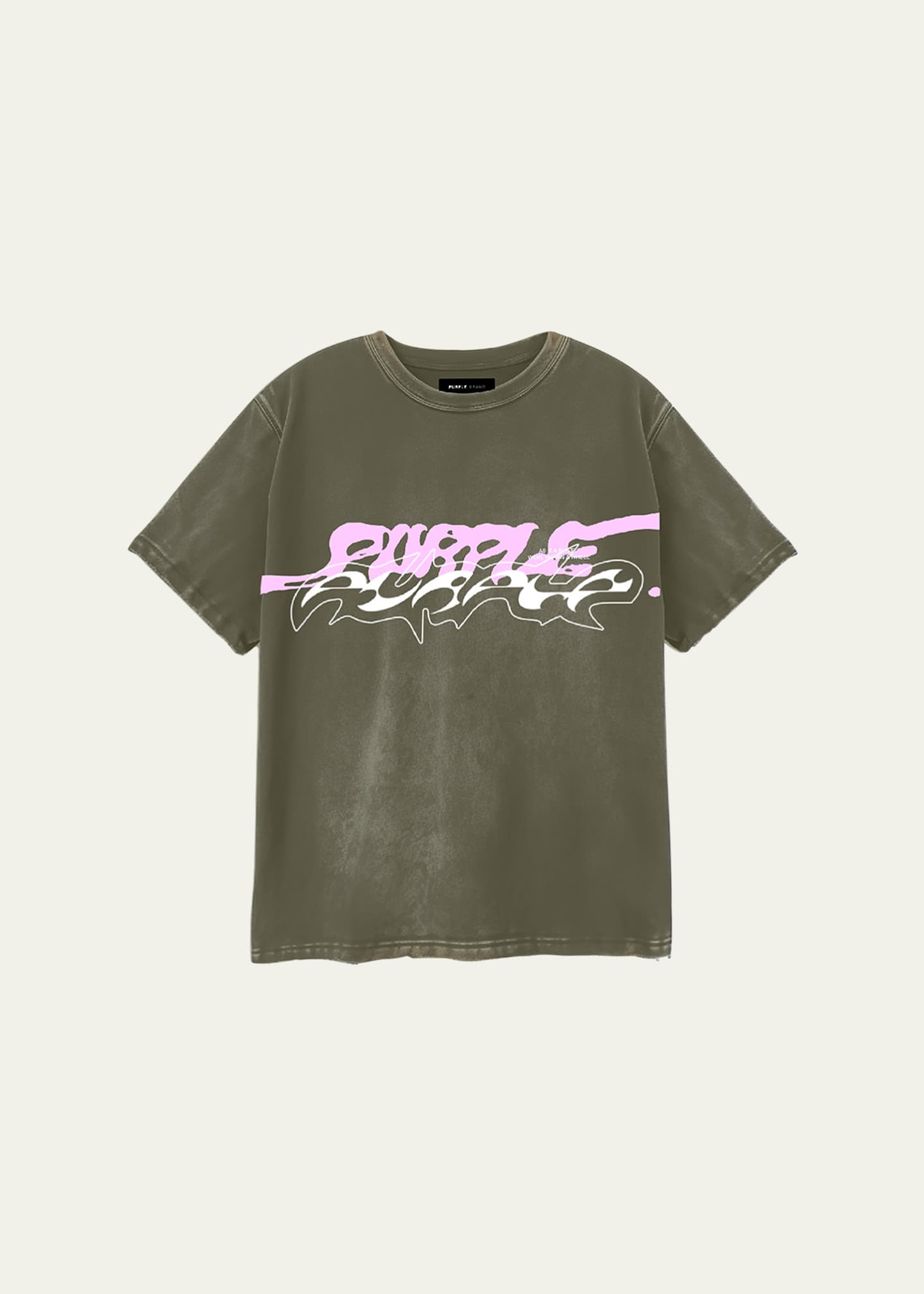 PURPLE Men's Textured Inside-Out T-Shirt