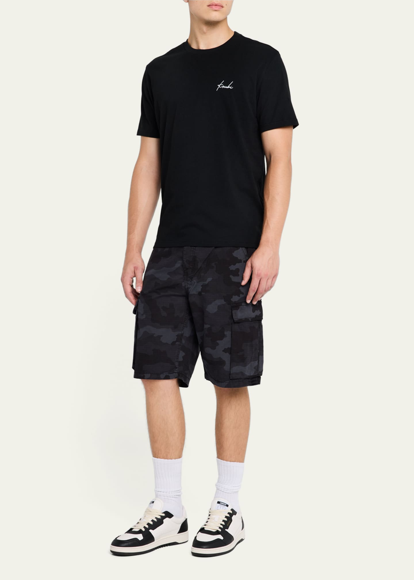 Ksubi Men's Fugitive Camo Cargo Shorts Image 2 of 5