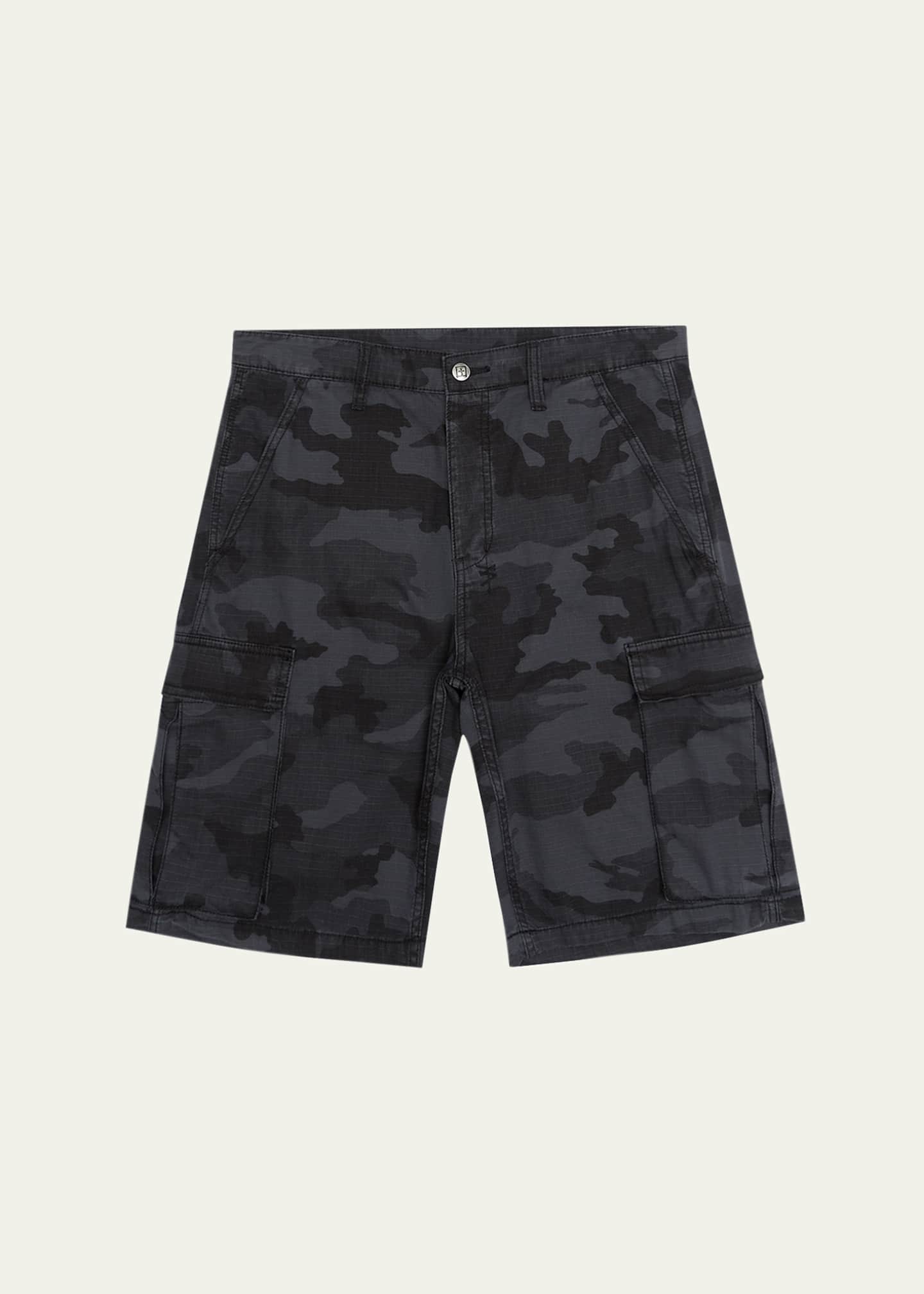 Ksubi Men's Fugitive Camo Cargo Shorts Image 1 of 5