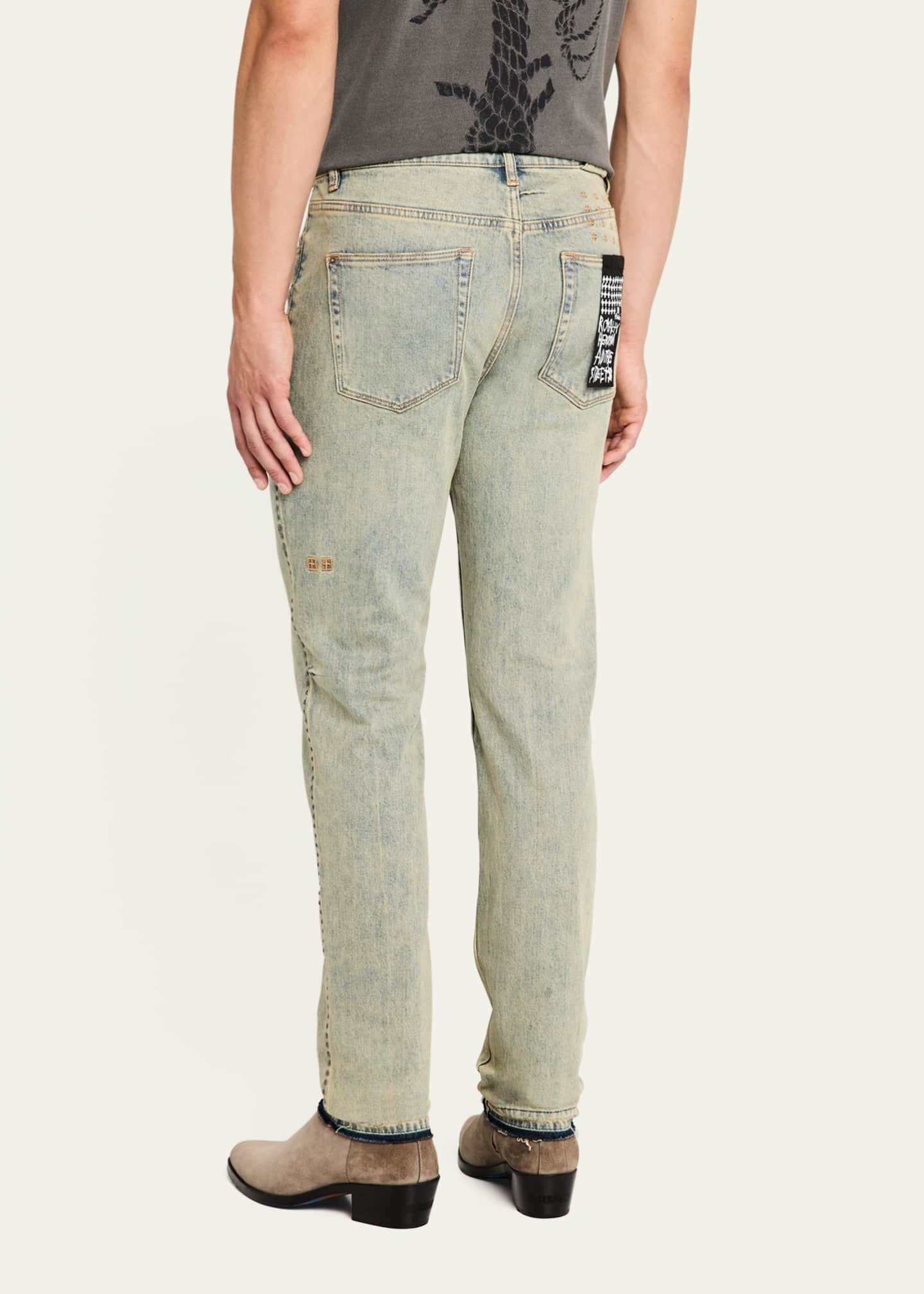 Ksubi Men's Chitch Stagelight Studded Jeans Image 3 of 5