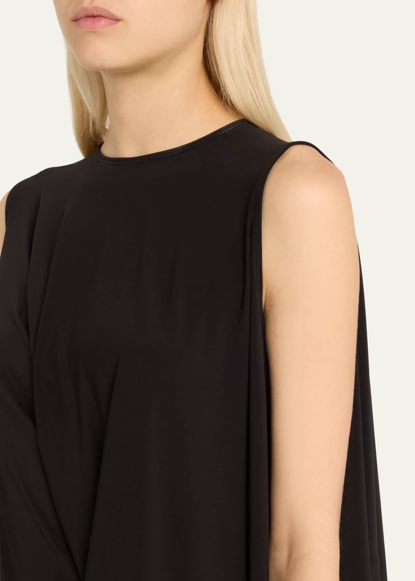 Issey Miyake Long Drape Jersey Dress Image 5 of 5