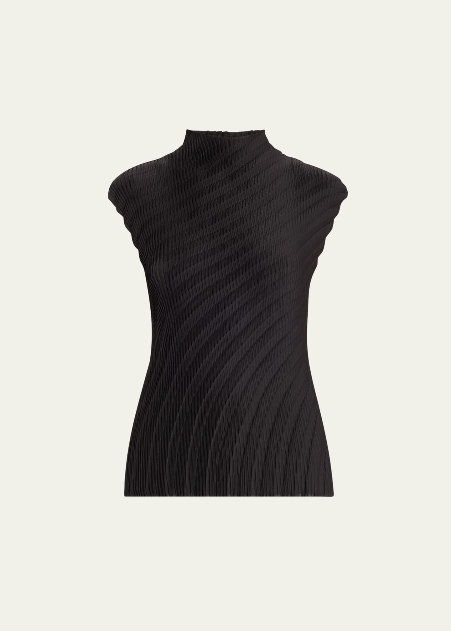激安通販の Issey Miyake Nuance High-Neck Pleats Top - Bergdorf Goodman トップス