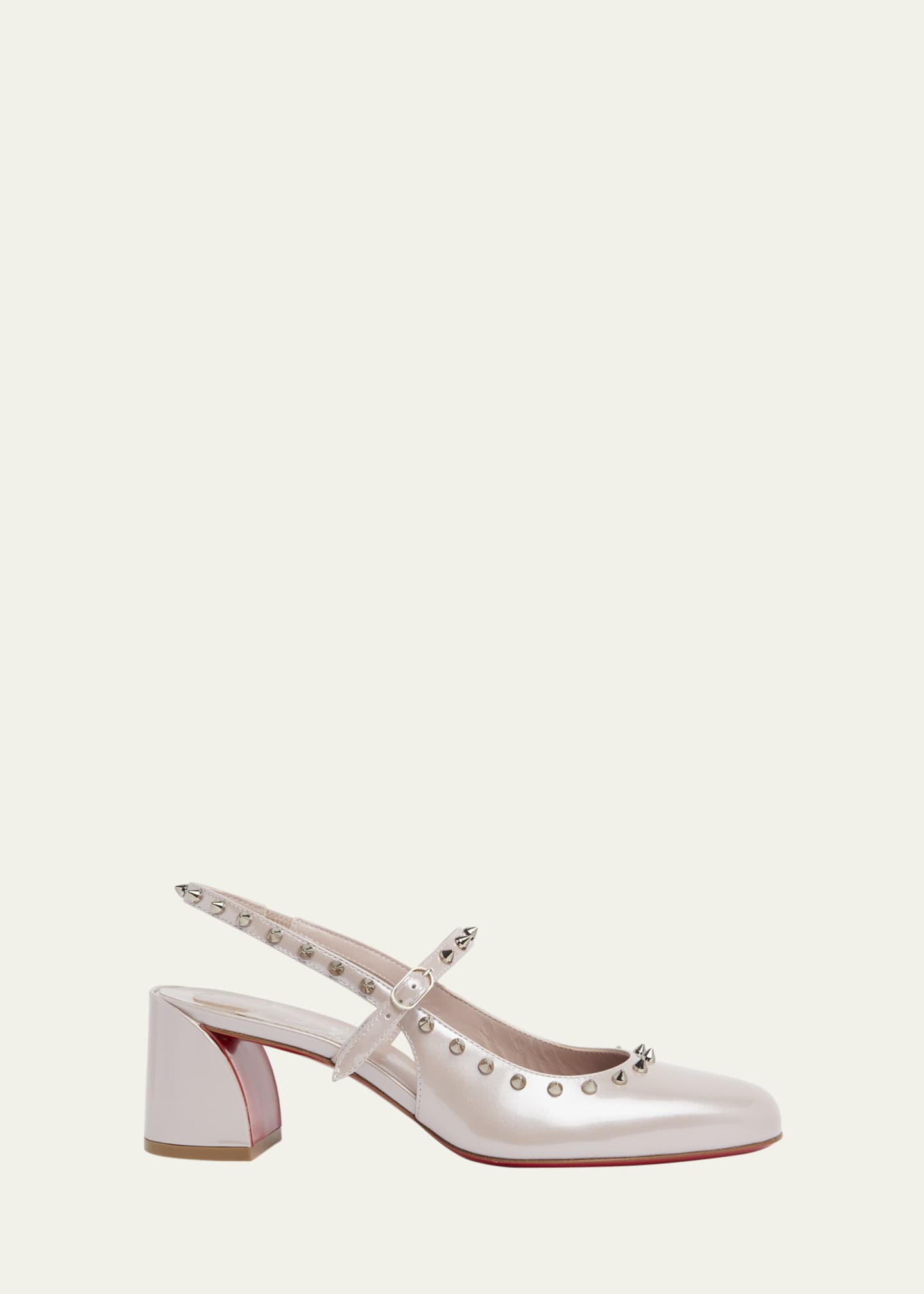 【ファッション好きが選ぶ人気ブランドランキング】 Janispikes Louboutin Christian Patent Slingback Sole Red 靴
