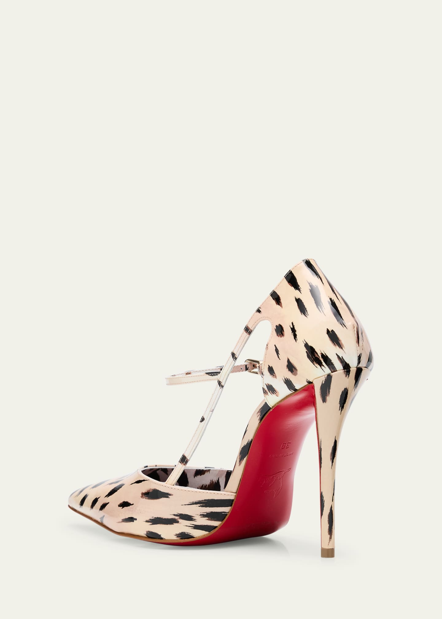 Christian Louboutin Miss Z Printed Red Sole Pumps - Bergdorf