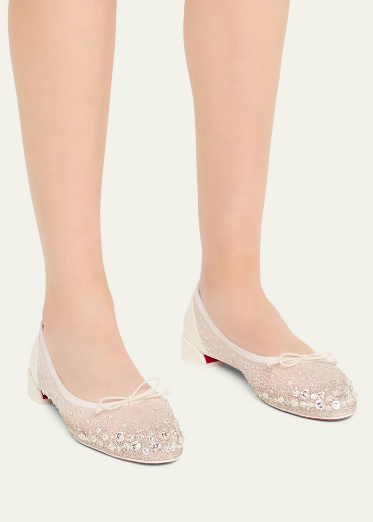 Christian Louboutin Sweetie Jane Sparkling Ballerina Pumps Image 2 of 6