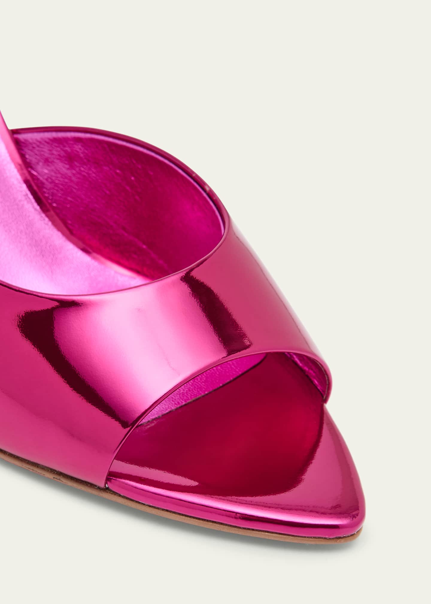 Christian Louboutin Miss Z Mirror Red Sole Mule Sandals Image 5 of 6