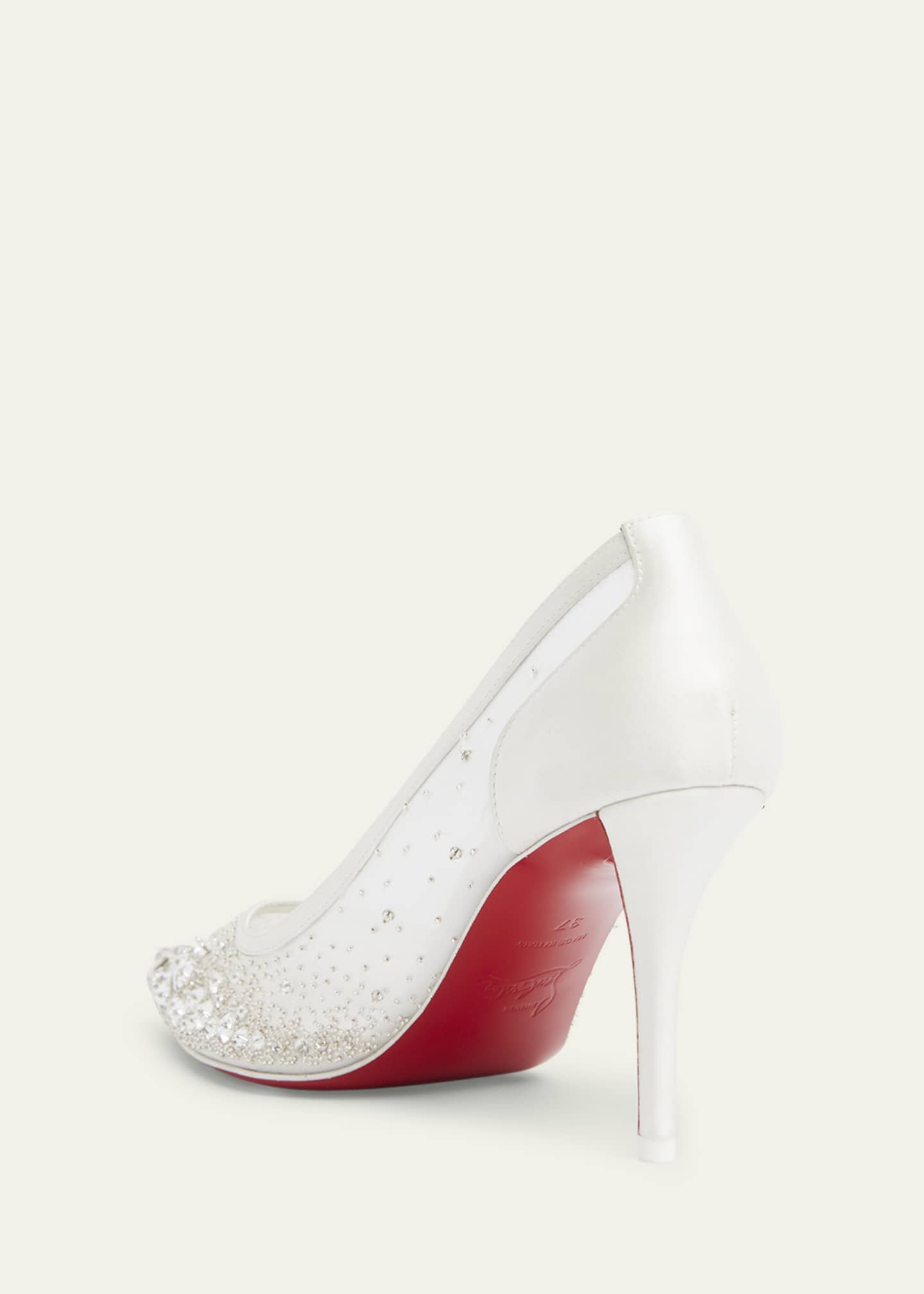Christian Louboutin Miss Z Sparkling Red Sole Pumps