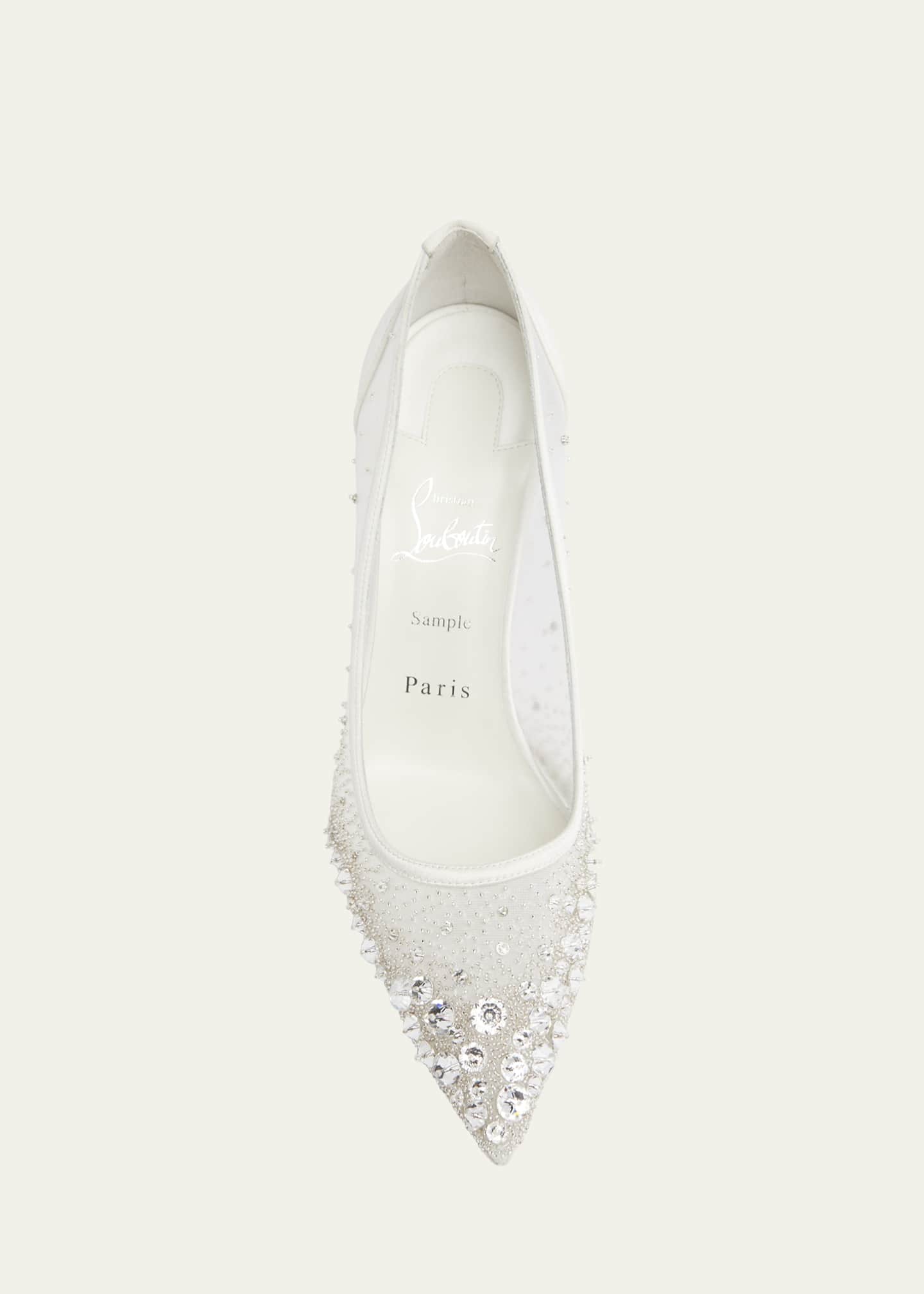 Christian Louboutin Miss Z Sparkling Red Sole Pumps Image 4 of 4