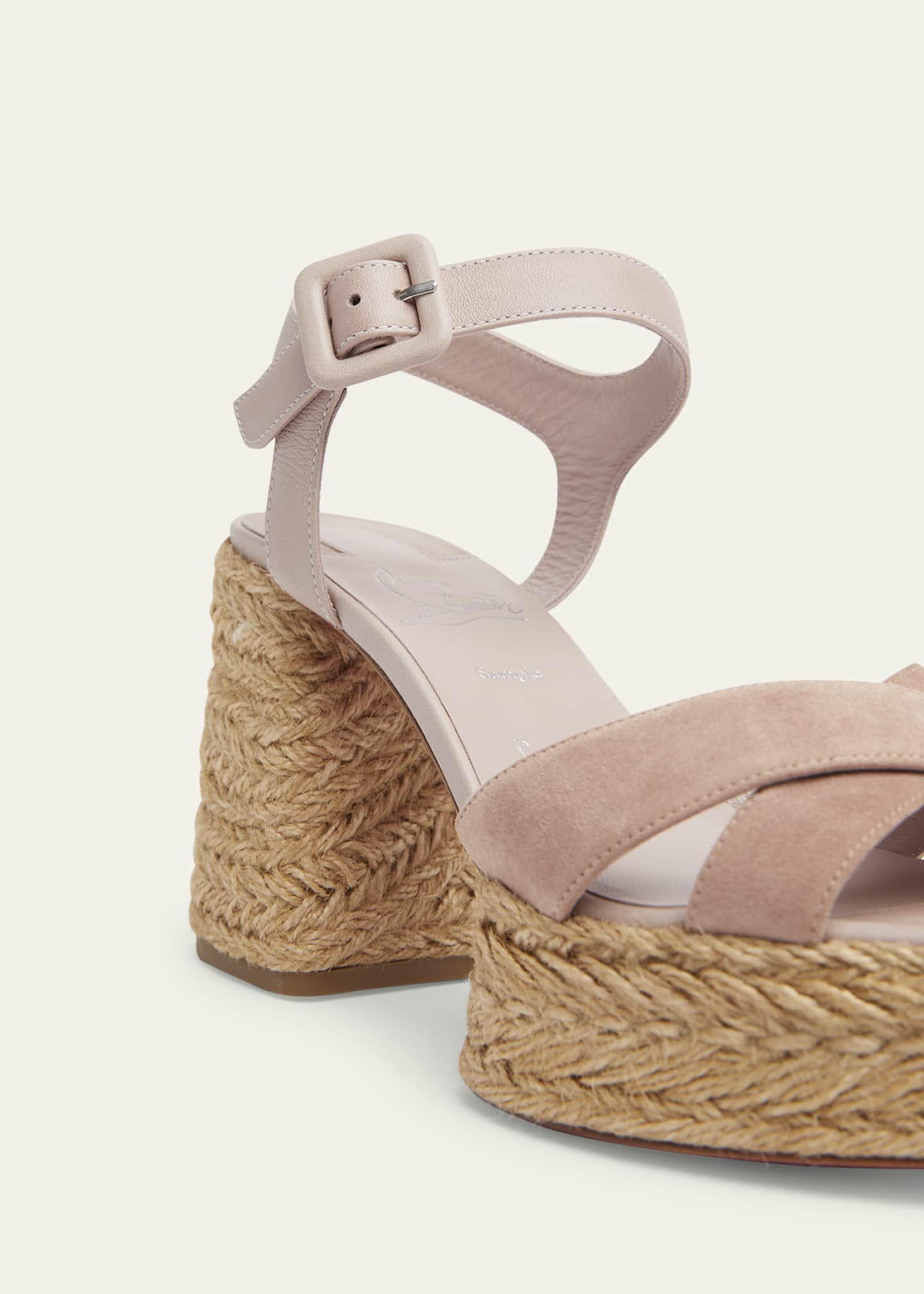 Christian Louboutin Calakala Veau Espadrille Sandals Image 3 of 4