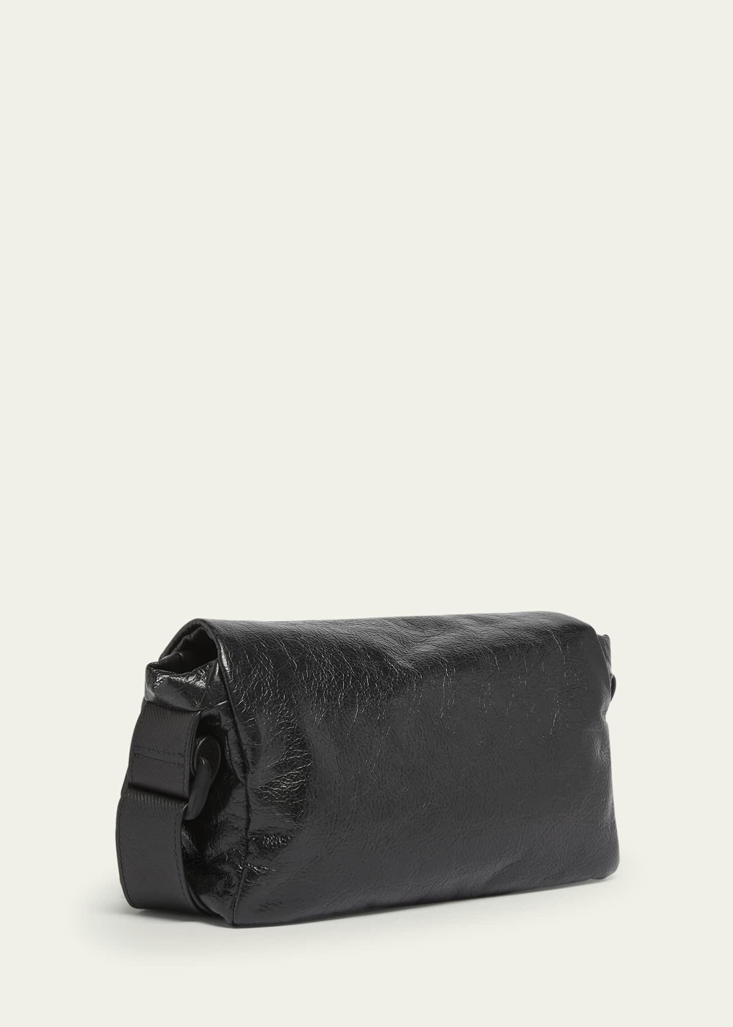 Balenciaga Men's Monaco Leather Messenger Bag Image 3 of 5