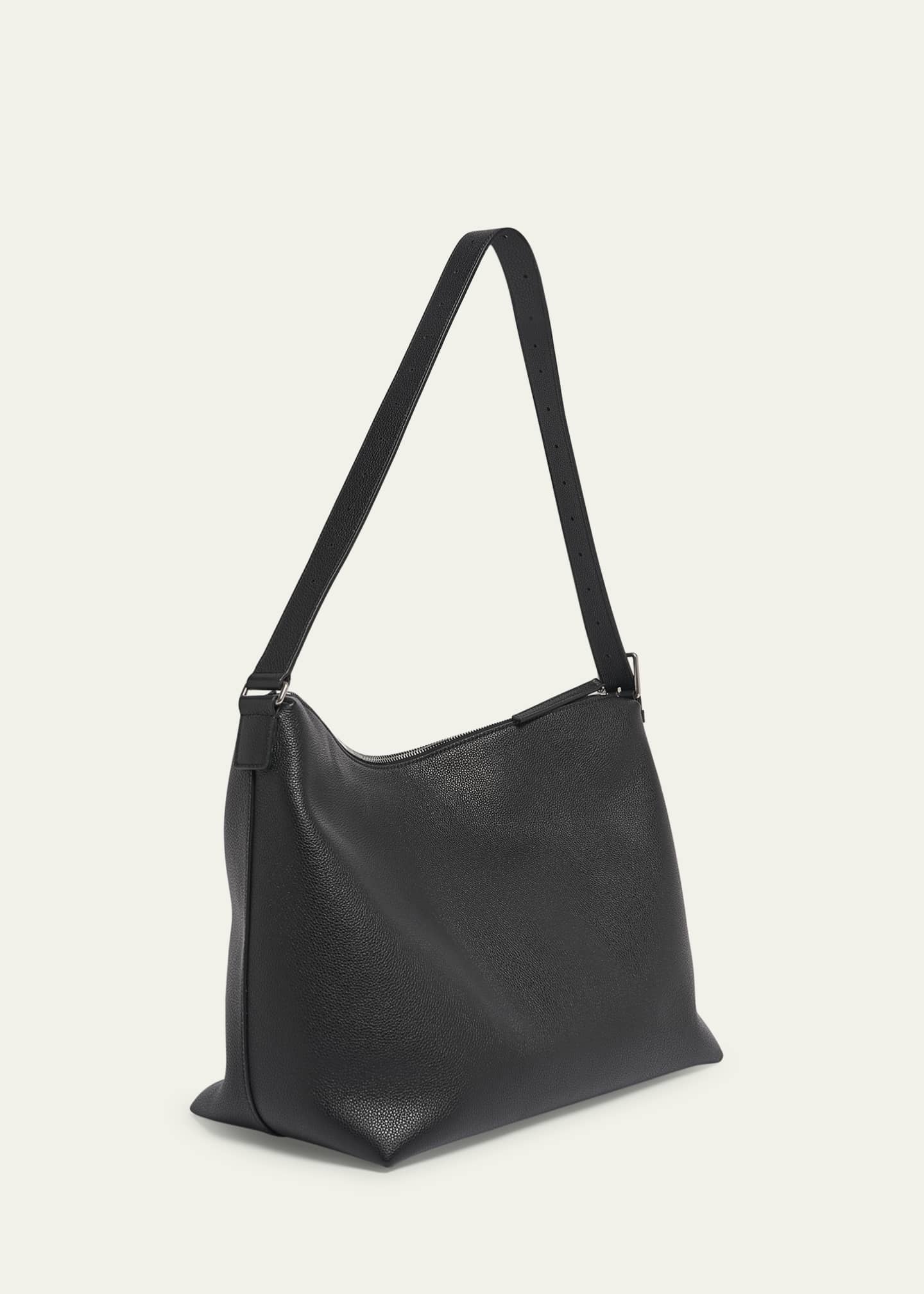 Balenciaga Men s Leather Hobo Messenger Bag