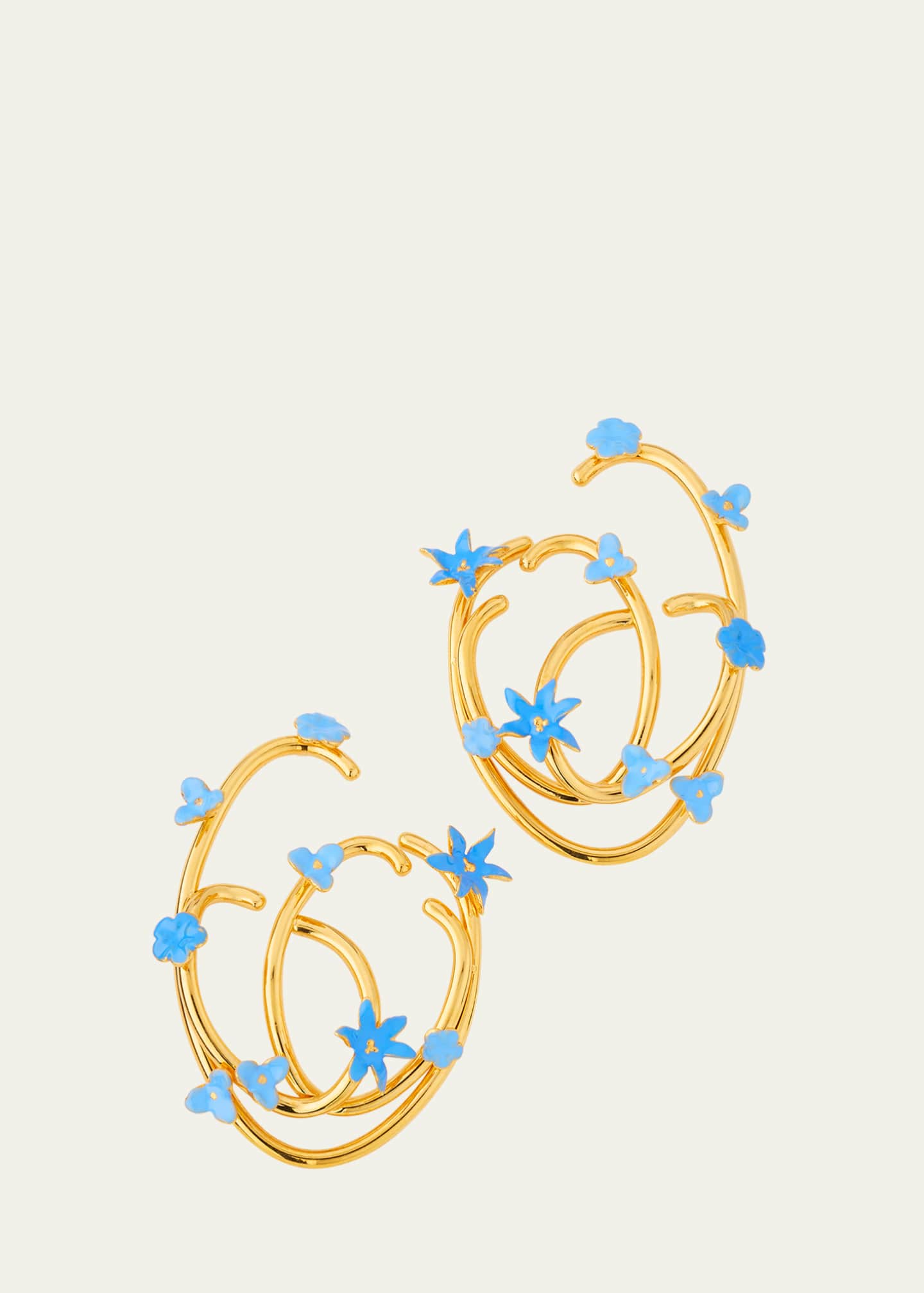 Oscar de la Renta Tangled O Floral Earrings Image 1 of 4