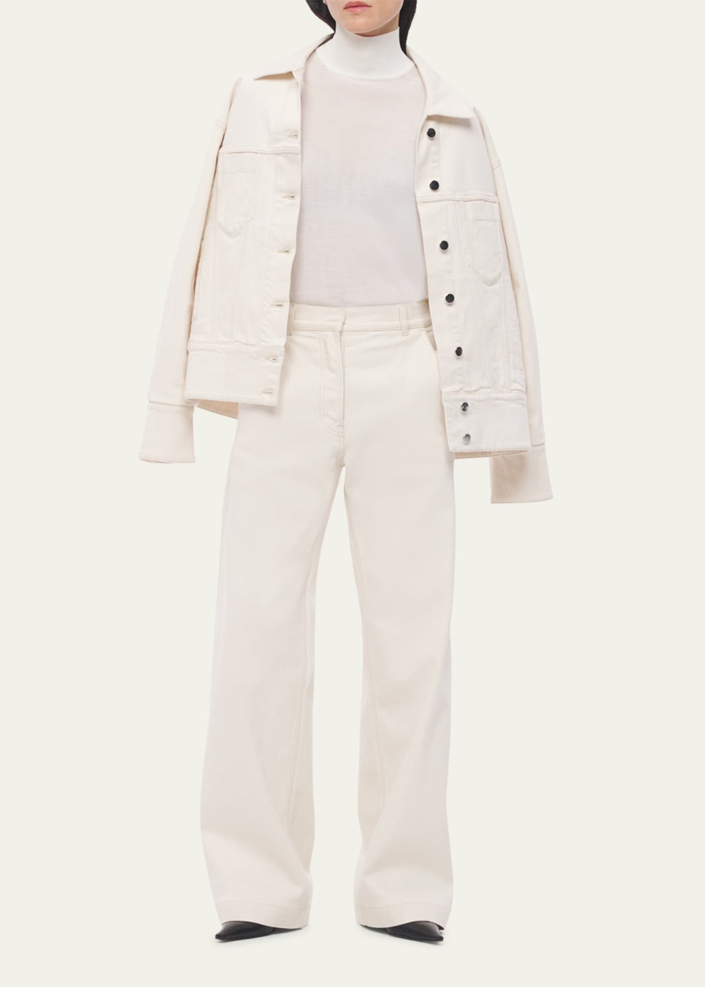 [TWN]★25SS★韓国人気★URBANE CARPENTER DENIM PANTS Another Tomorrow Carpenter Denim Wide Leg Pants - Bergdorf