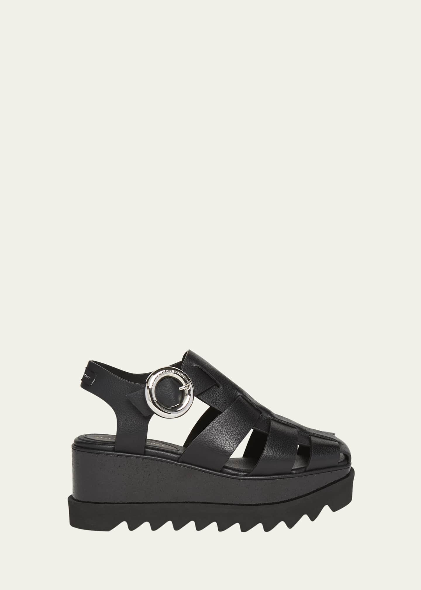 Stella McCartney Elyse Vegan Platform Fisherman Sandals Image 1 of 5