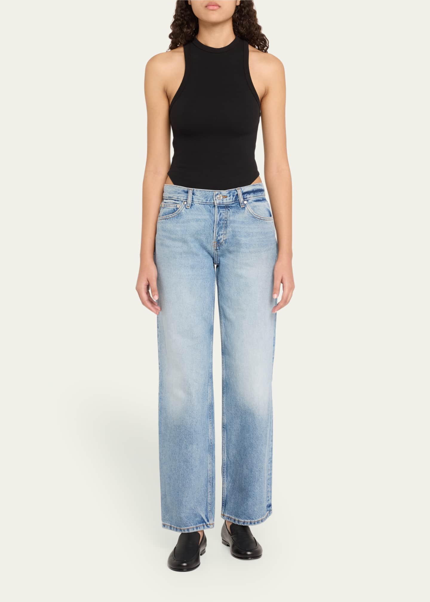 EB DENIM Low-Rise Baggy Jeans Image 2 of 5