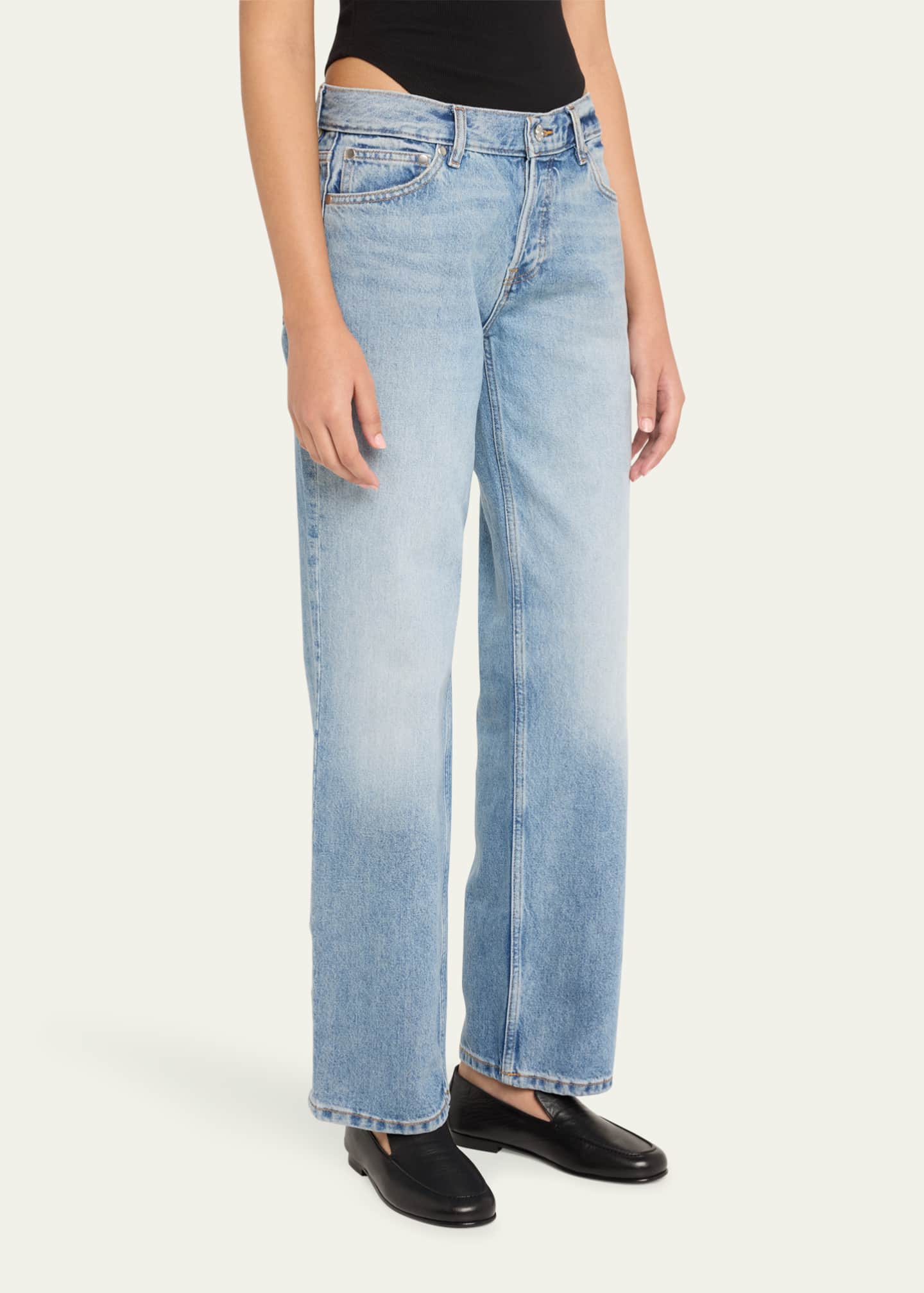 EB DENIM Low-Rise Baggy Jeans Image 4 of 5