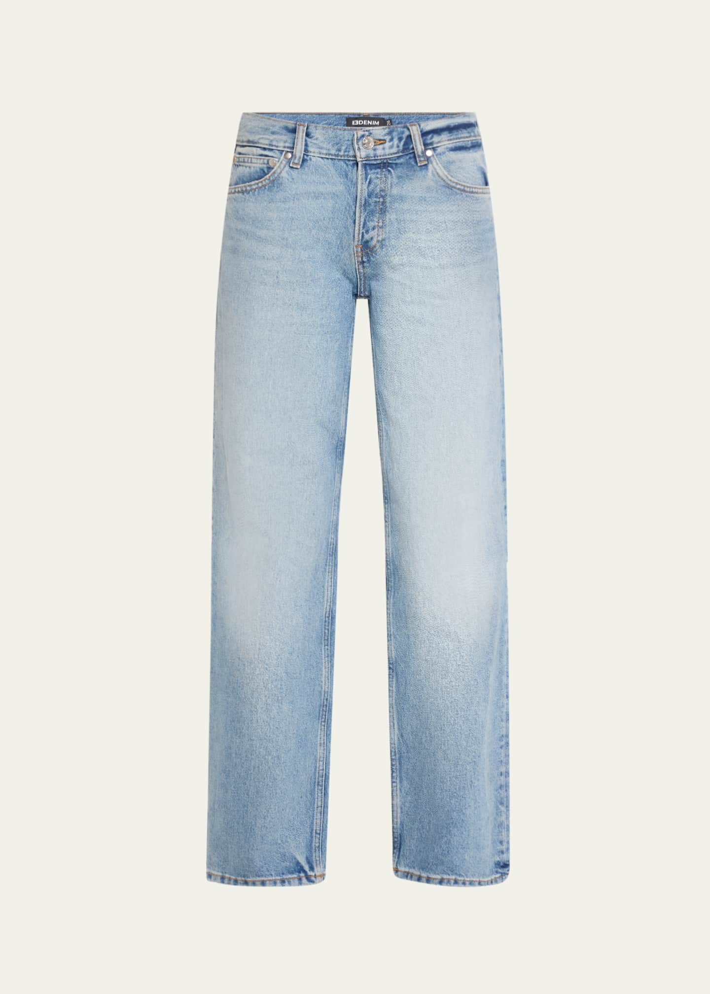 EB DENIM Low-Rise Baggy Jeans Image 1 of 5