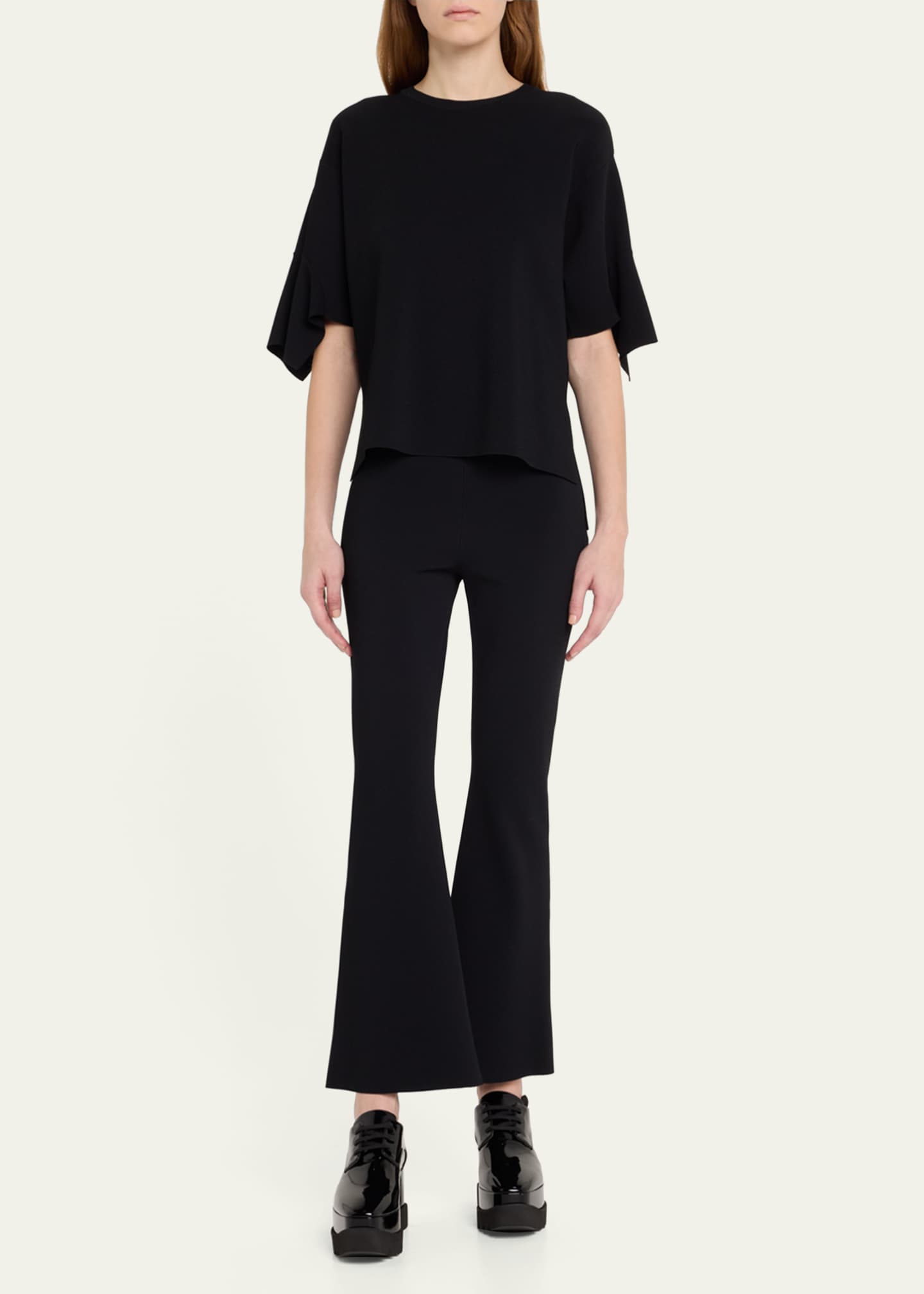 Stella McCartney Elyse Patent Alter Platform Sneaker Loafers Image 3 of 6