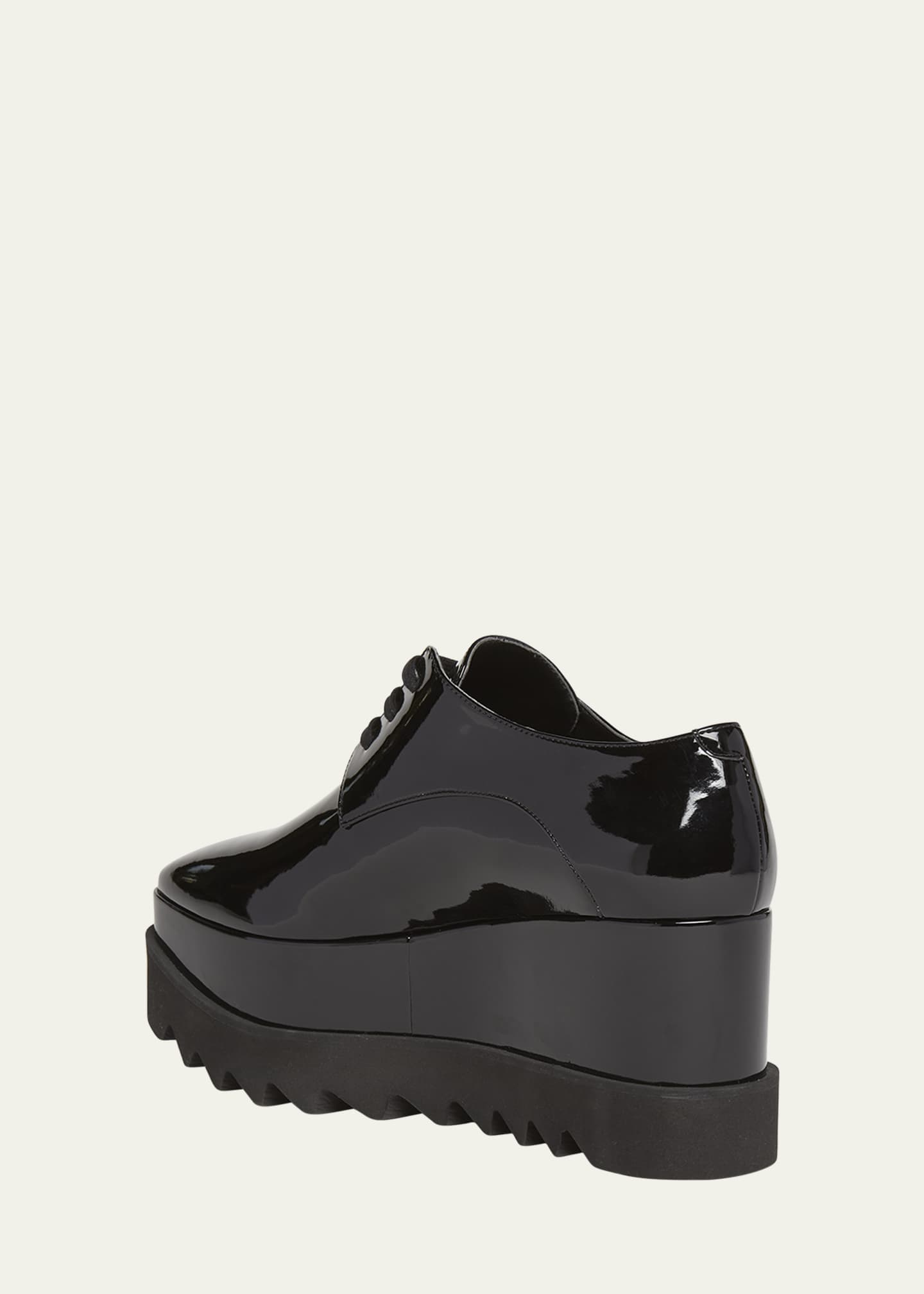 Stella McCartney Elyse Patent Alter Platform Sneaker Loafers Image 4 of 6