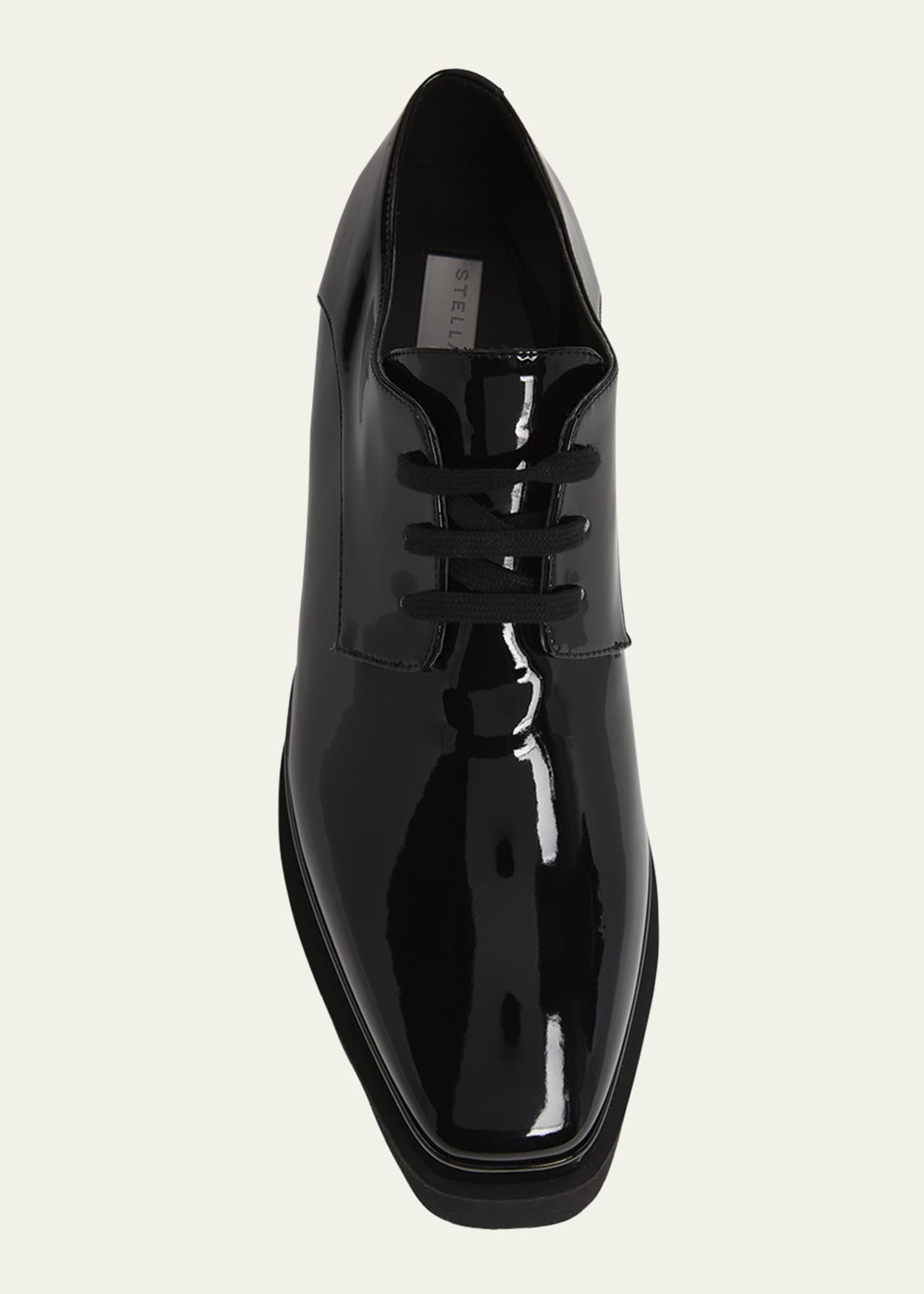 Stella McCartney Elyse Patent Alter Platform Sneaker Loafers Image 6 of 6