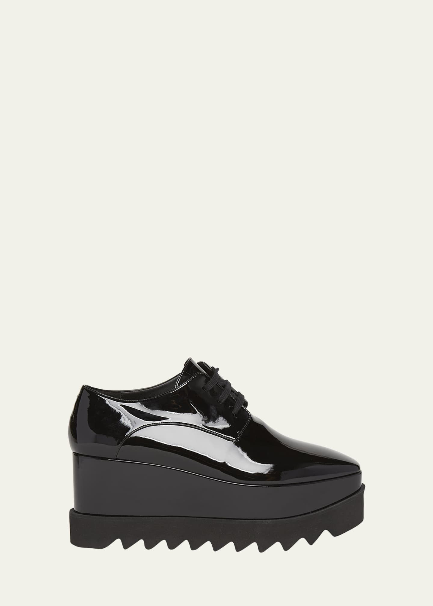Stella McCartney Elyse Patent Alter Platform Sneaker Loafers Image 1 of 6